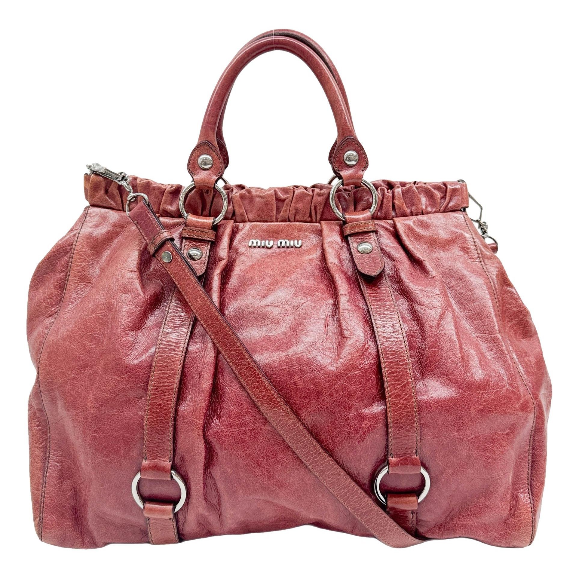 Vitello leather handbag