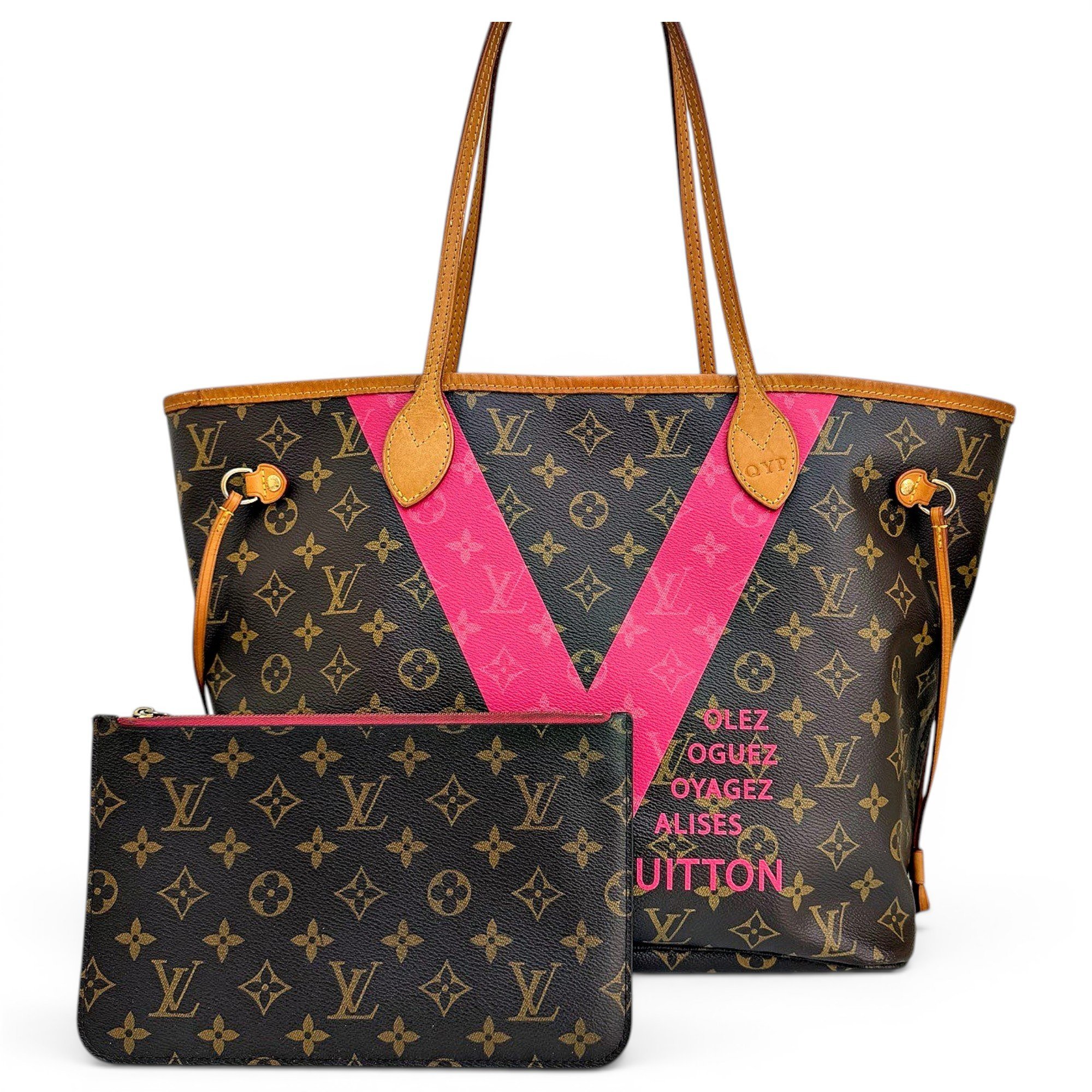 Neverfull leather handbag