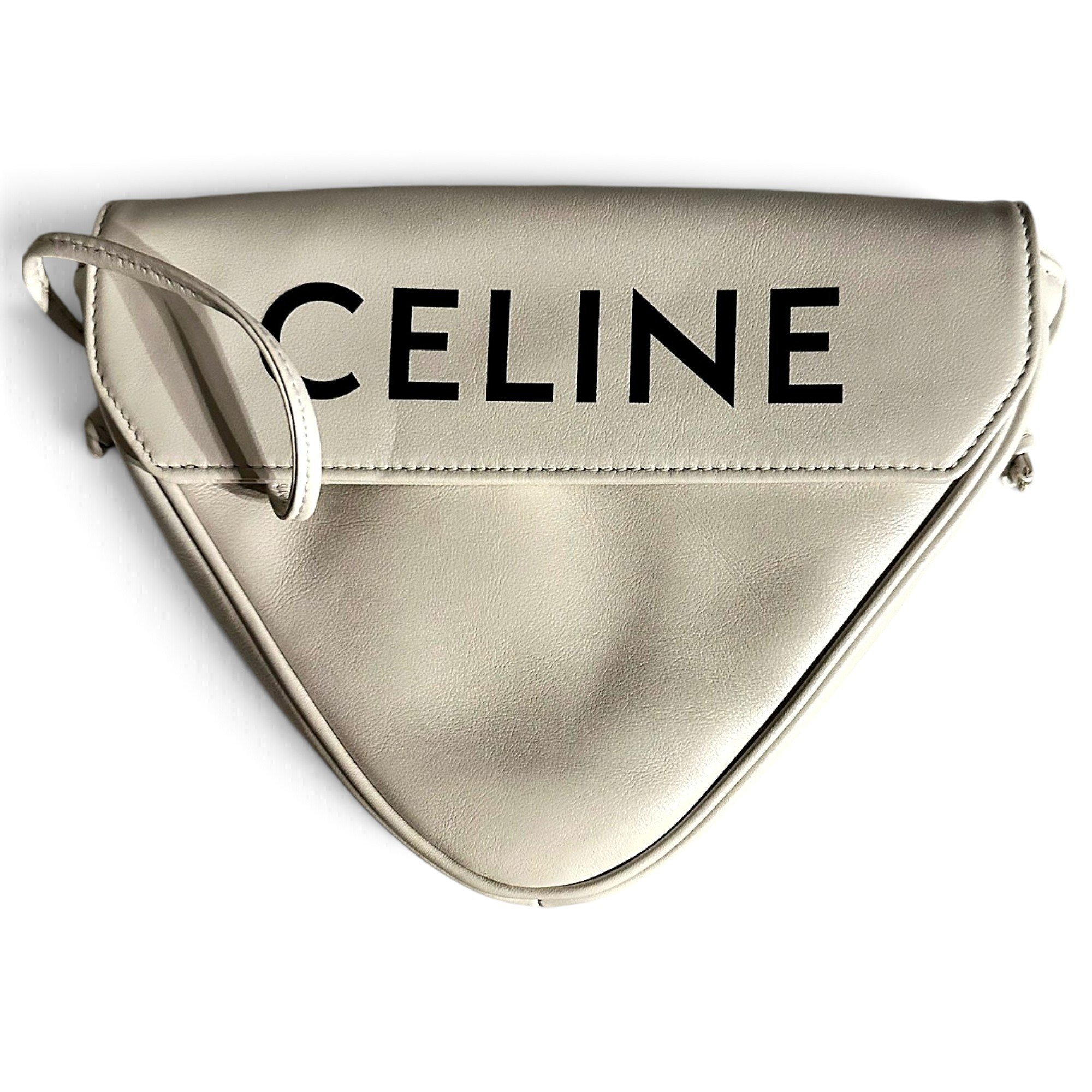 Leather clutch bag