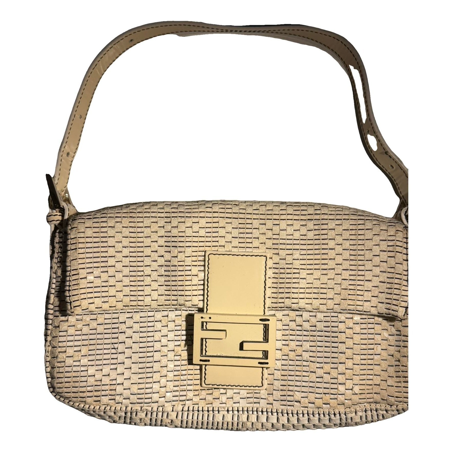 Baguette leather handbag