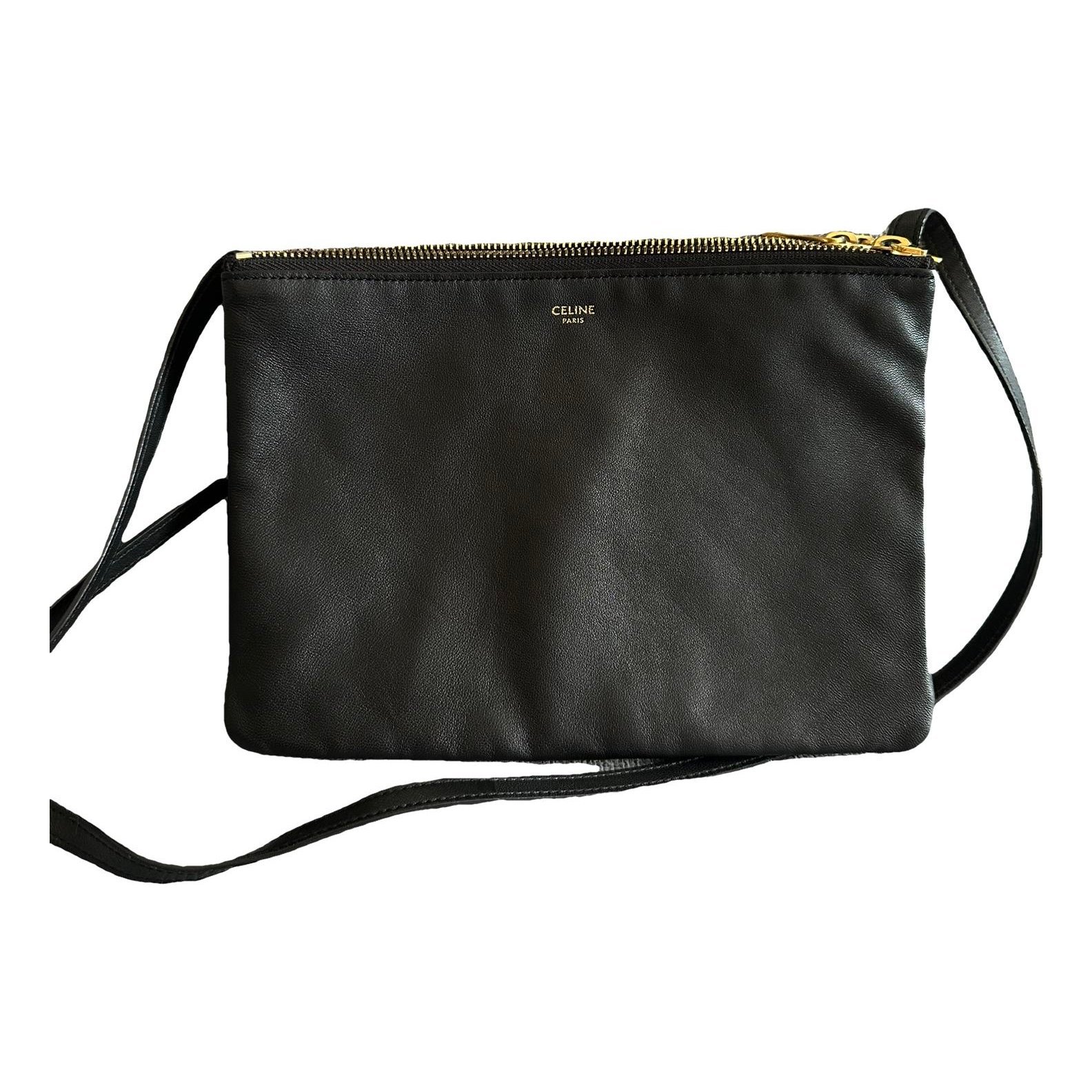 Trio leather crossbody bag