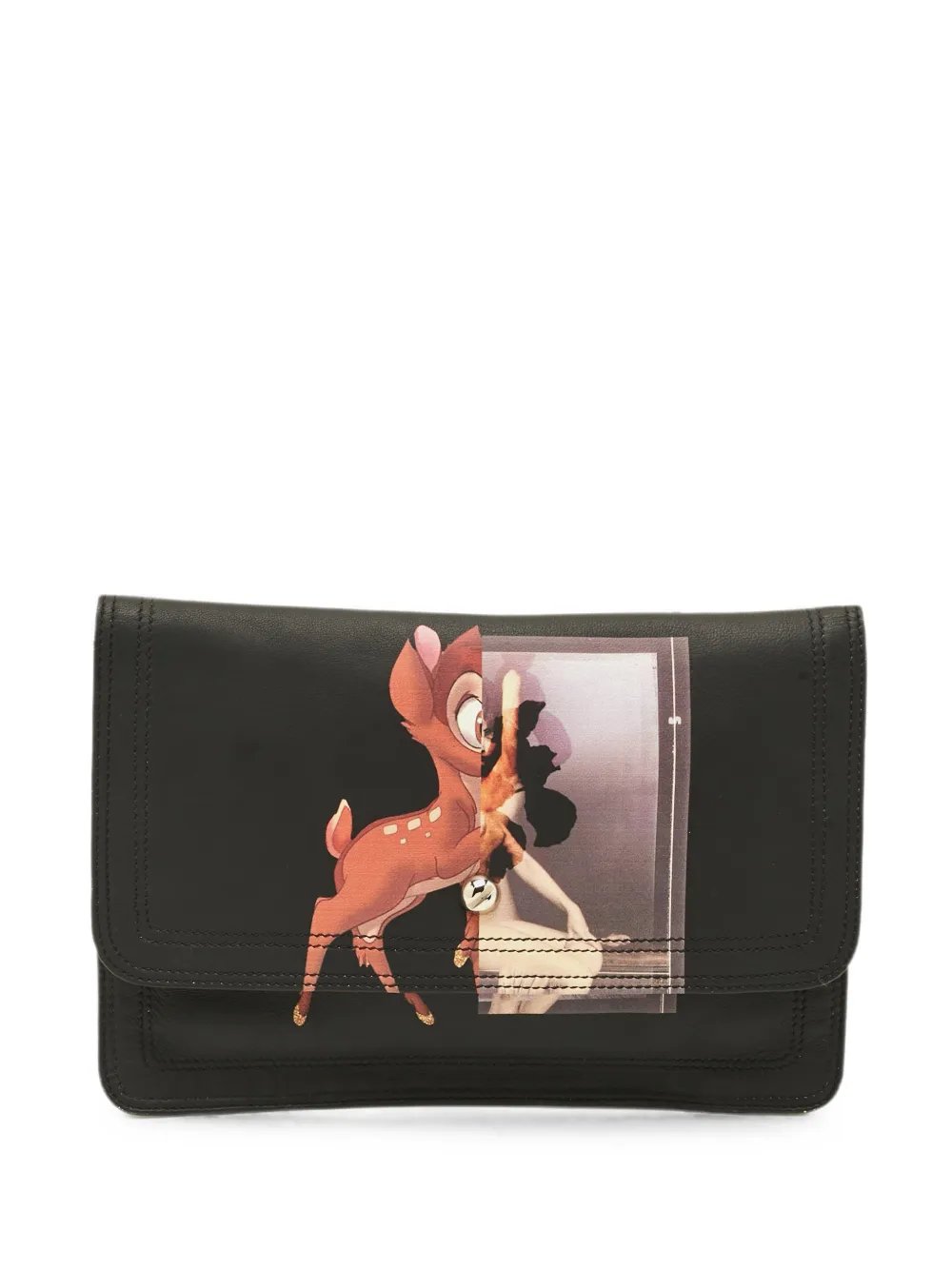 Givenchy Bambi-print leather clutch bag