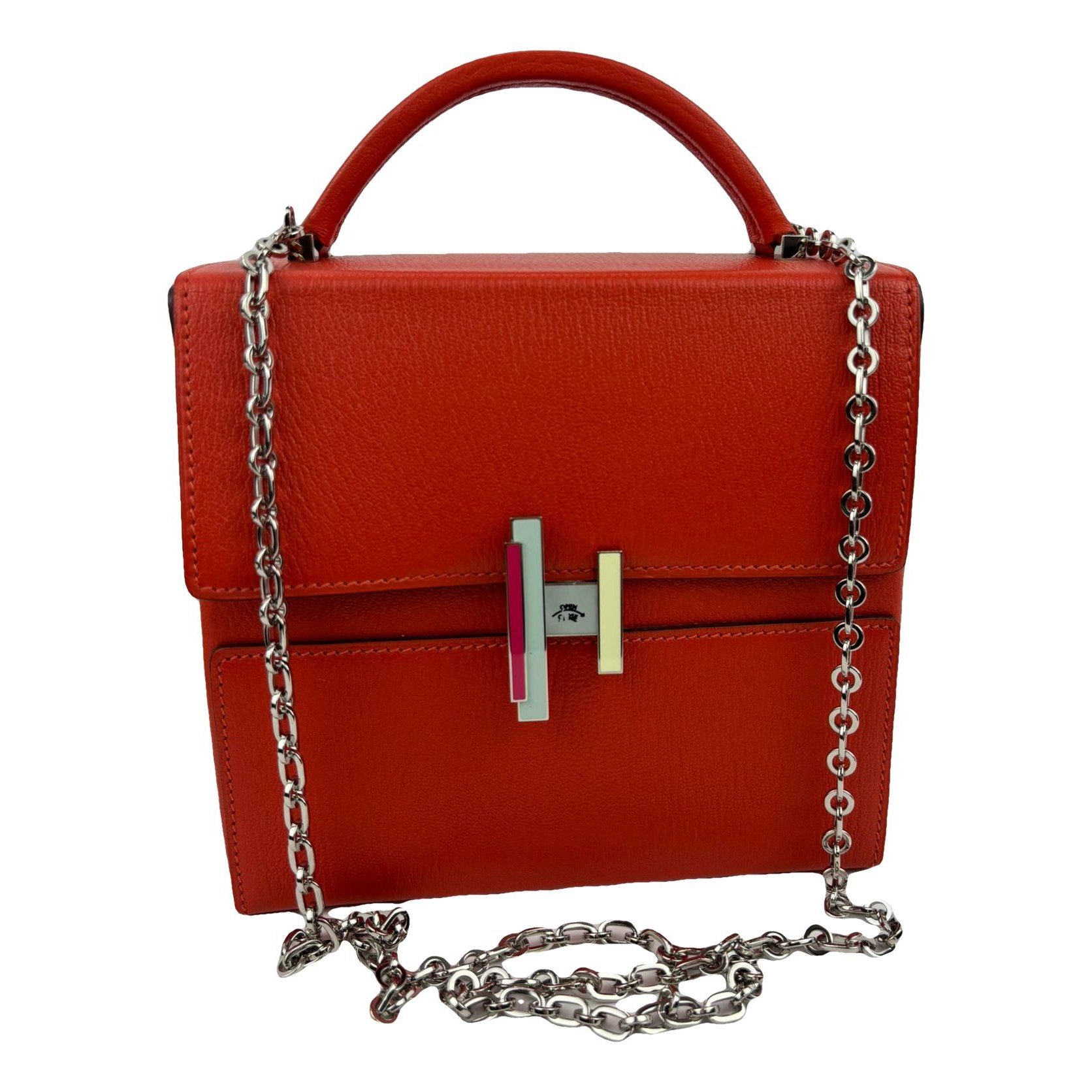 Cinhetic leather handbag