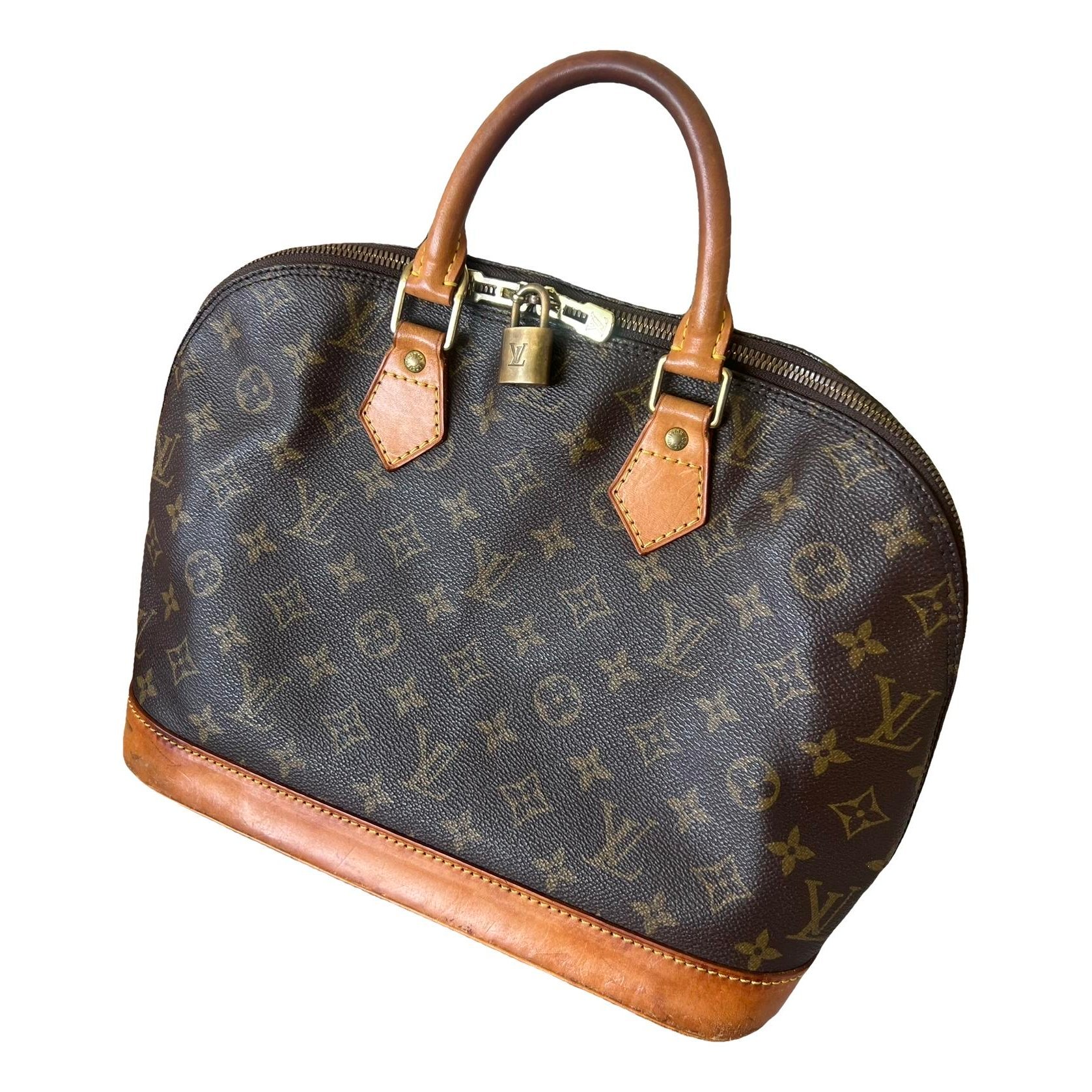 Alma leather handbag