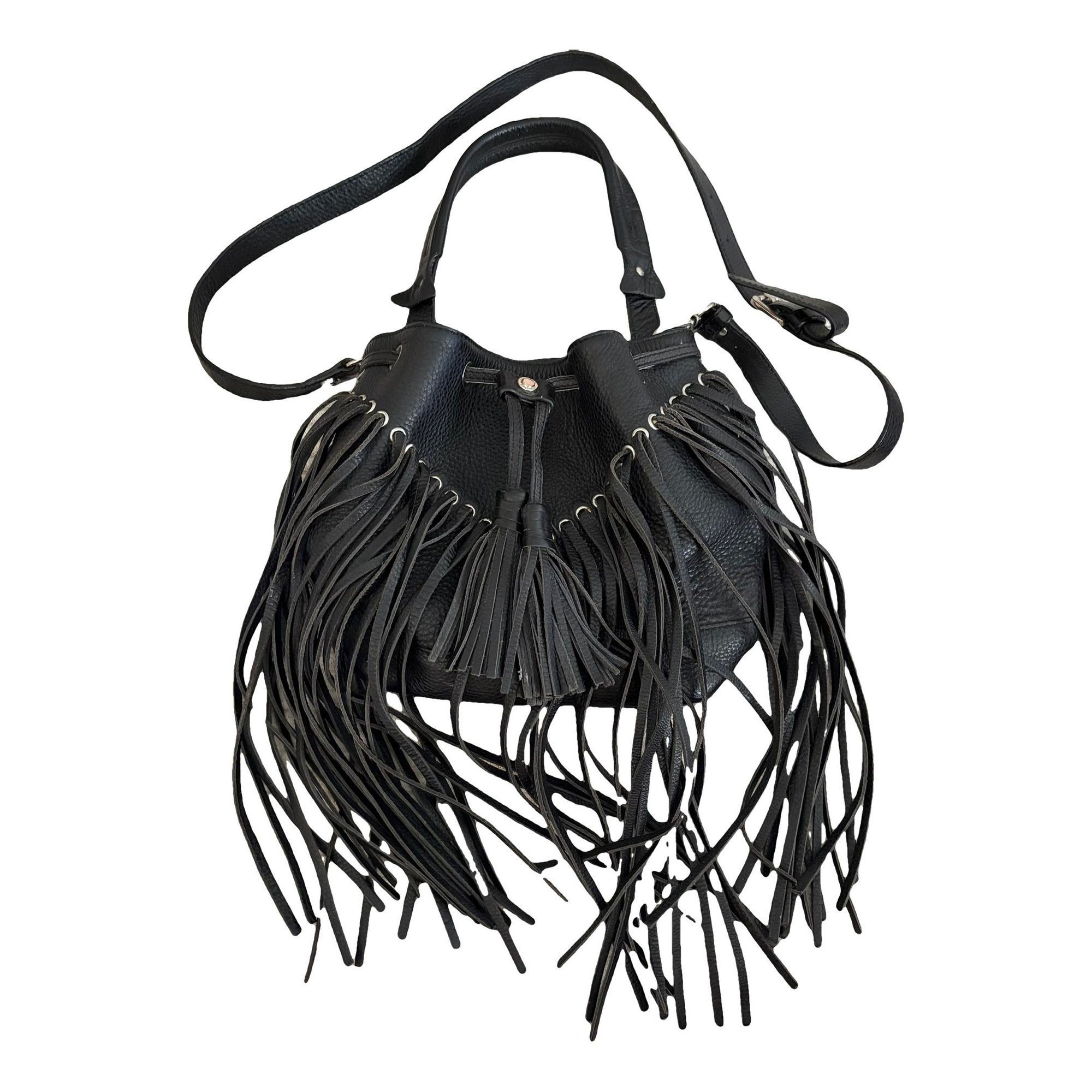 Leather crossbody bag