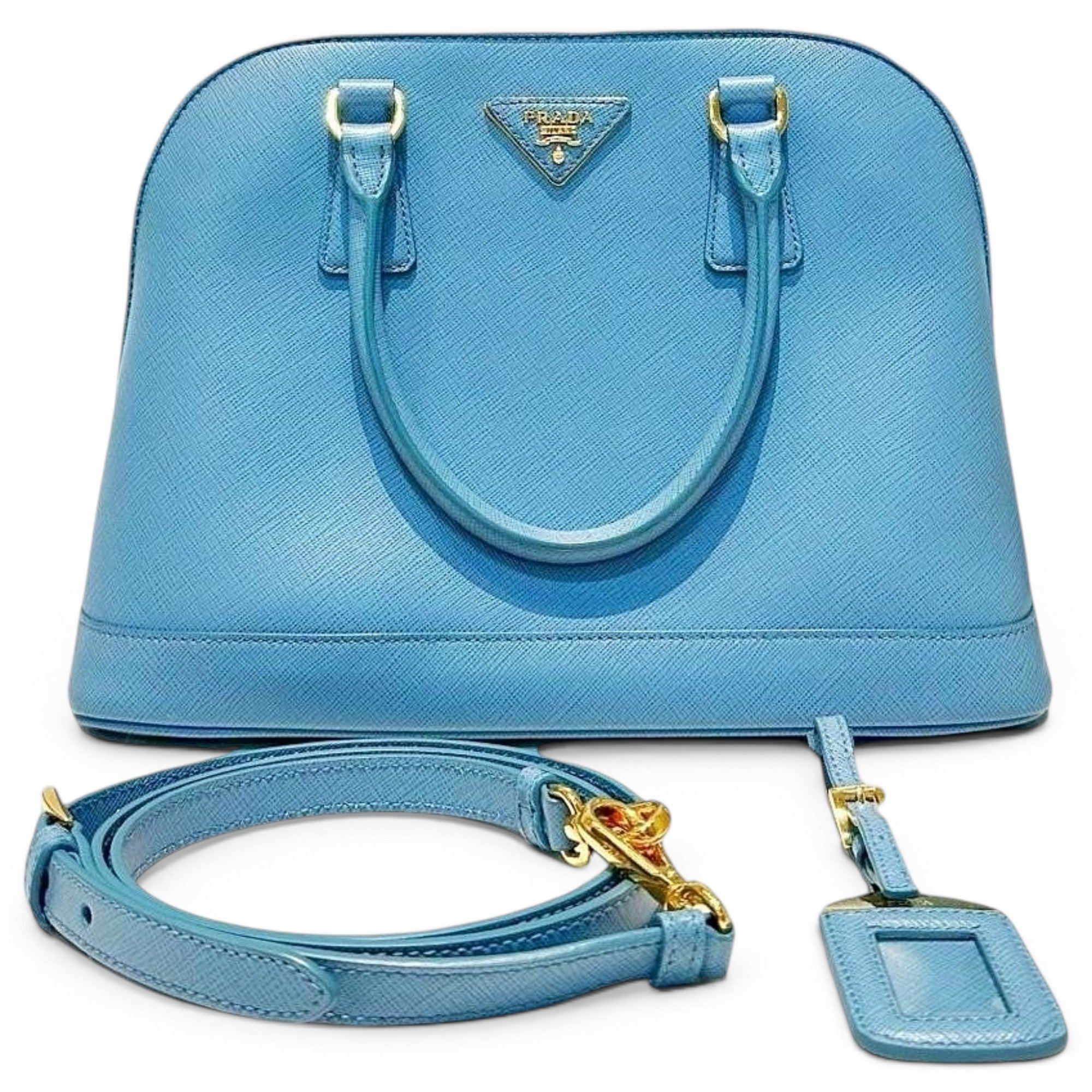 Promenade leather handbag