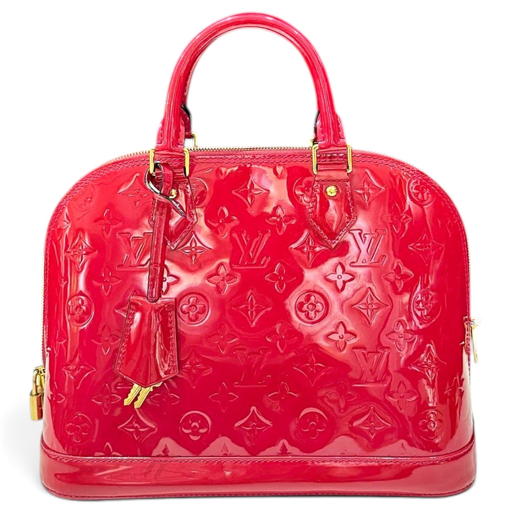 Louis Vuitton Alma BB leather handbag