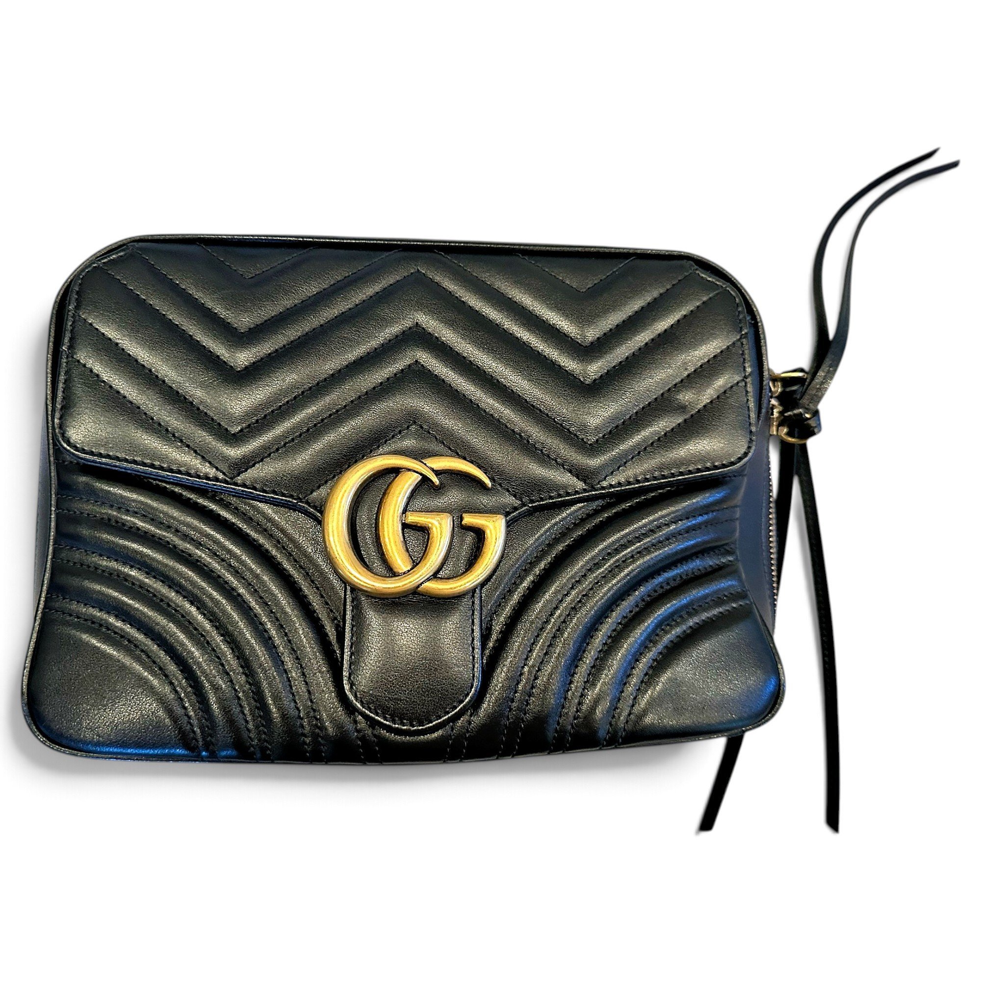 GG Marmont Flap leather crossbody bag