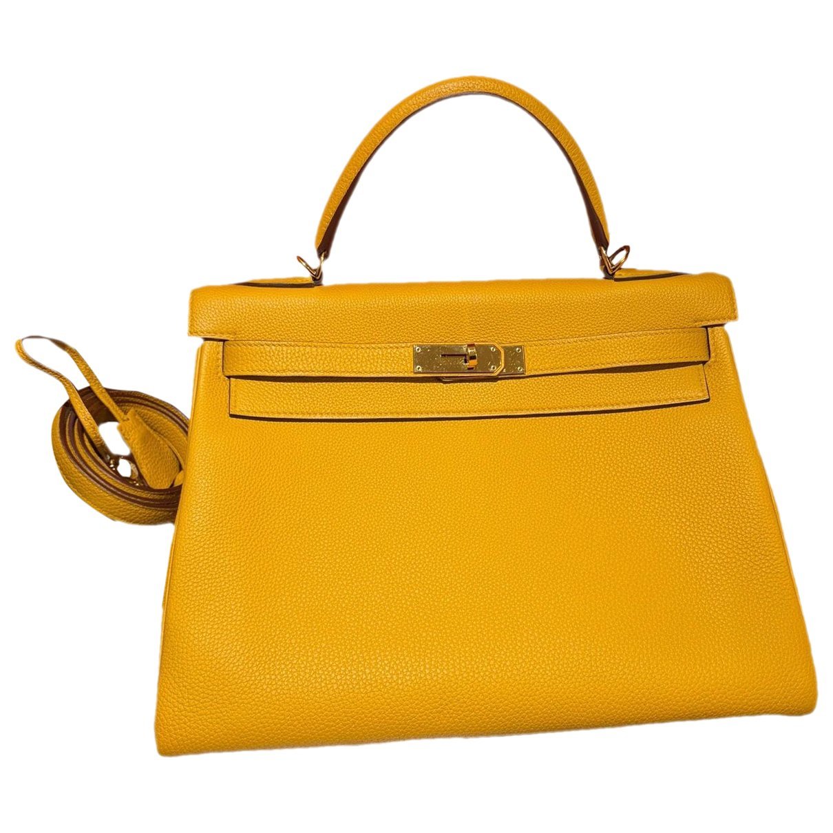 Kelly 32 leather handbag