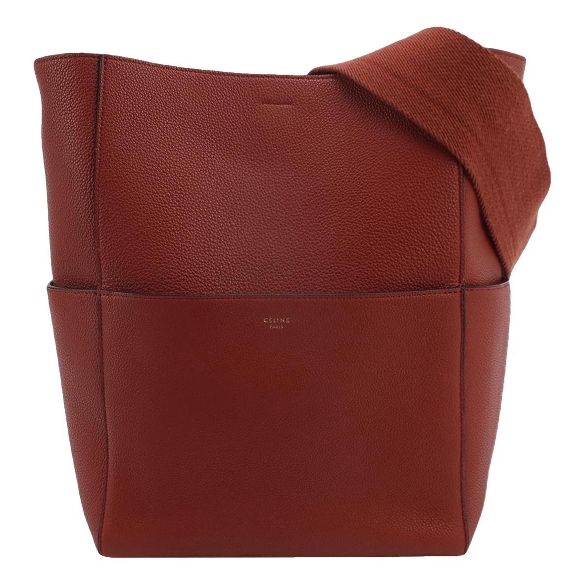 Seau Sangle leather handbag
