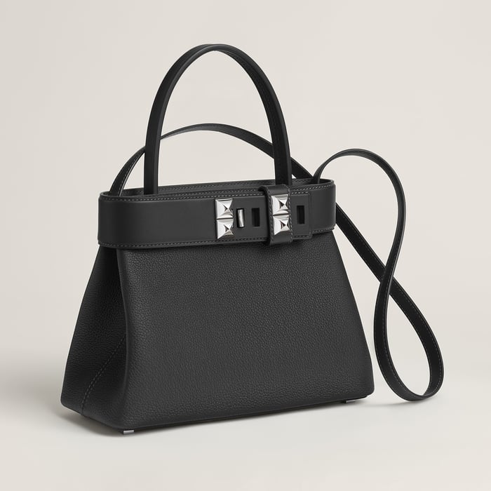 Noir Medor Clous Bag