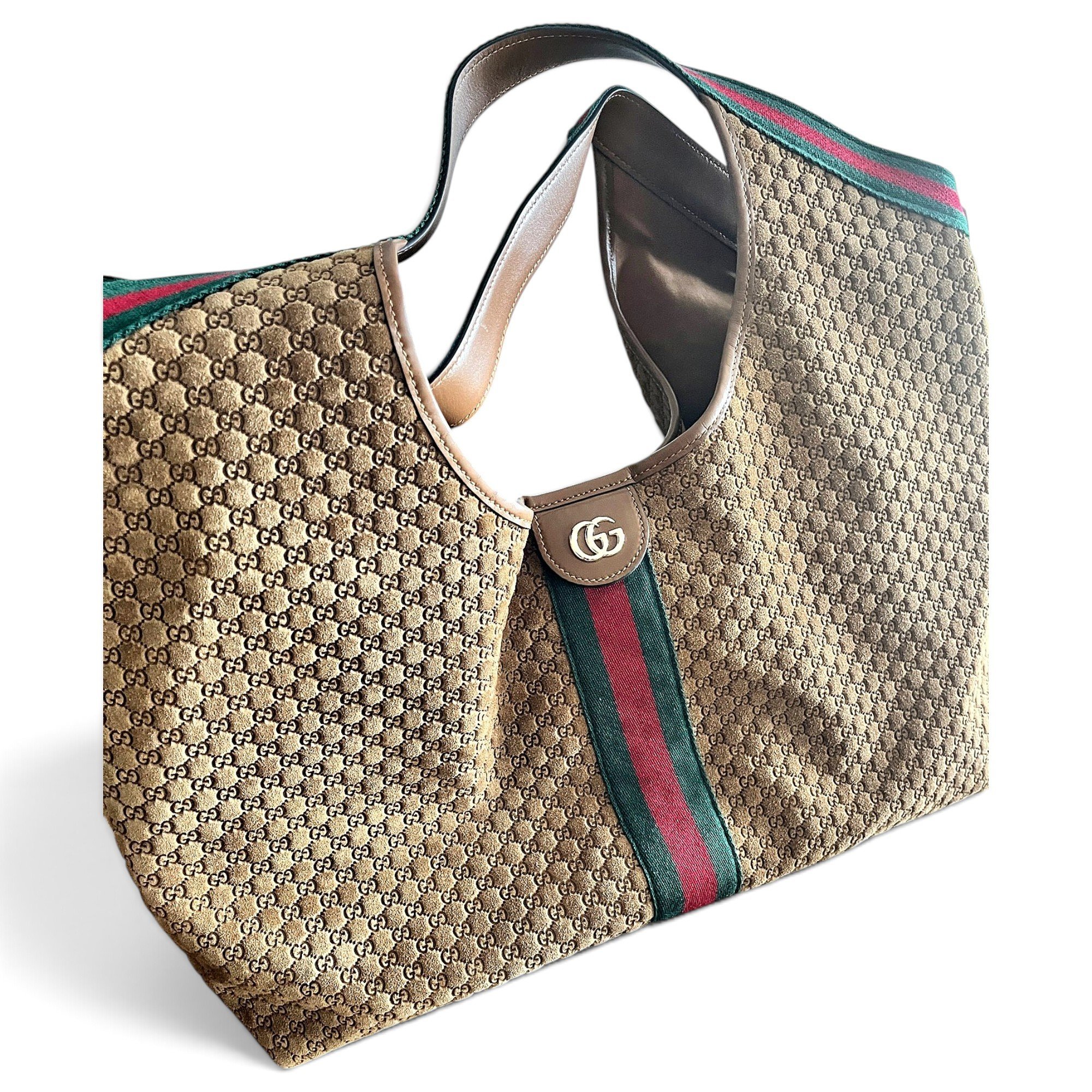 Gucci Giglio leather tote