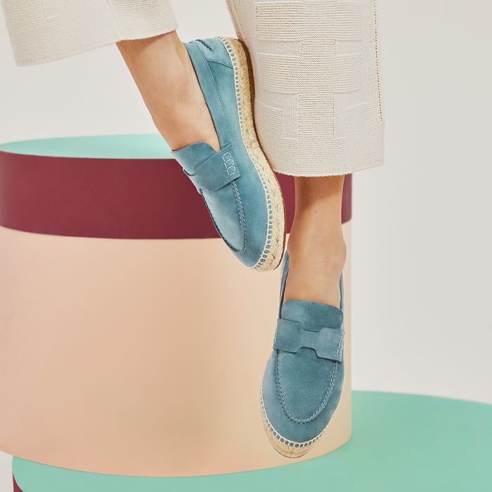 Bleu Pinède Trip Espadrille