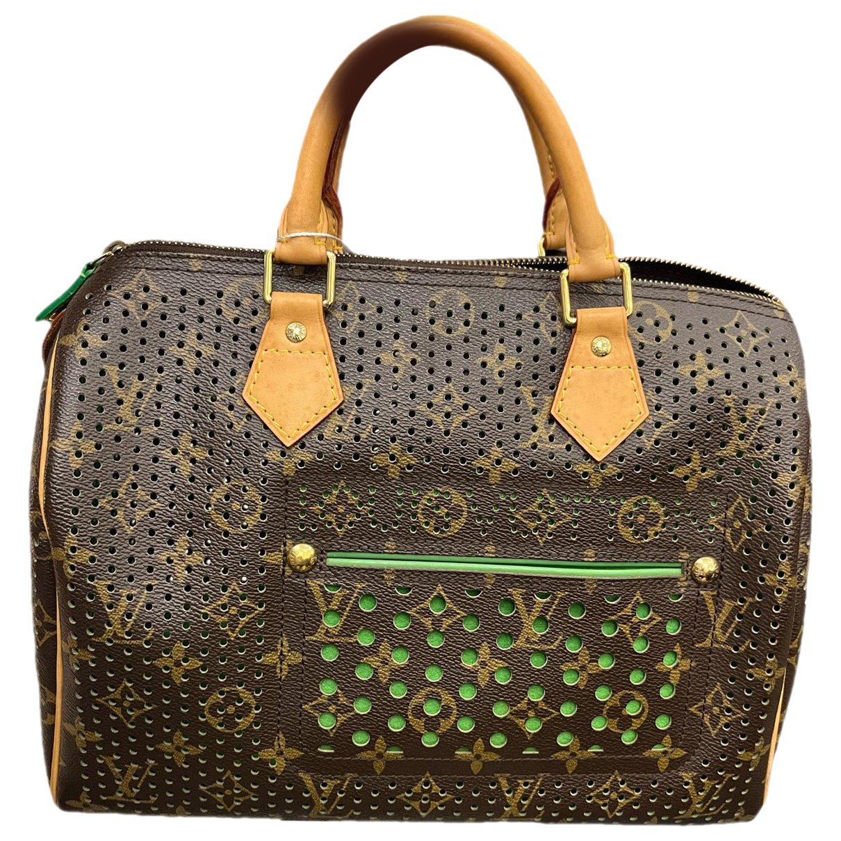 Speedy leather handbag