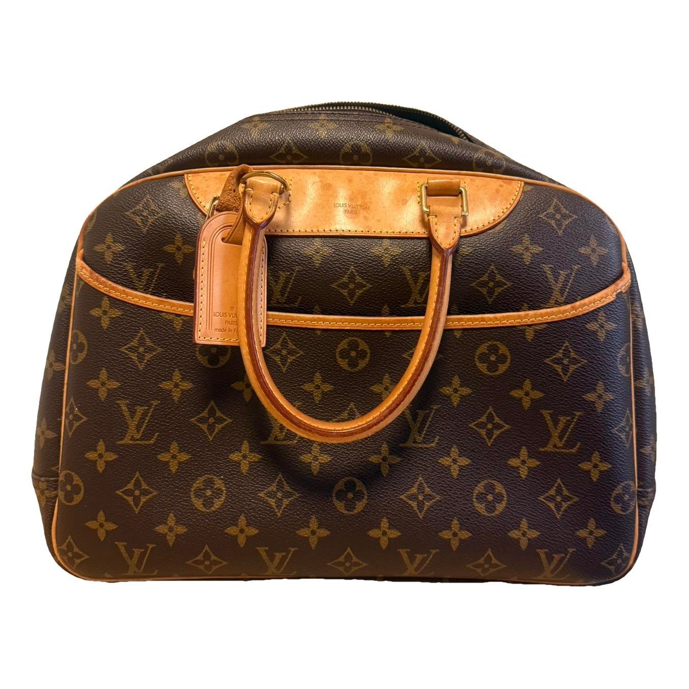 Deauville leather bowling bag