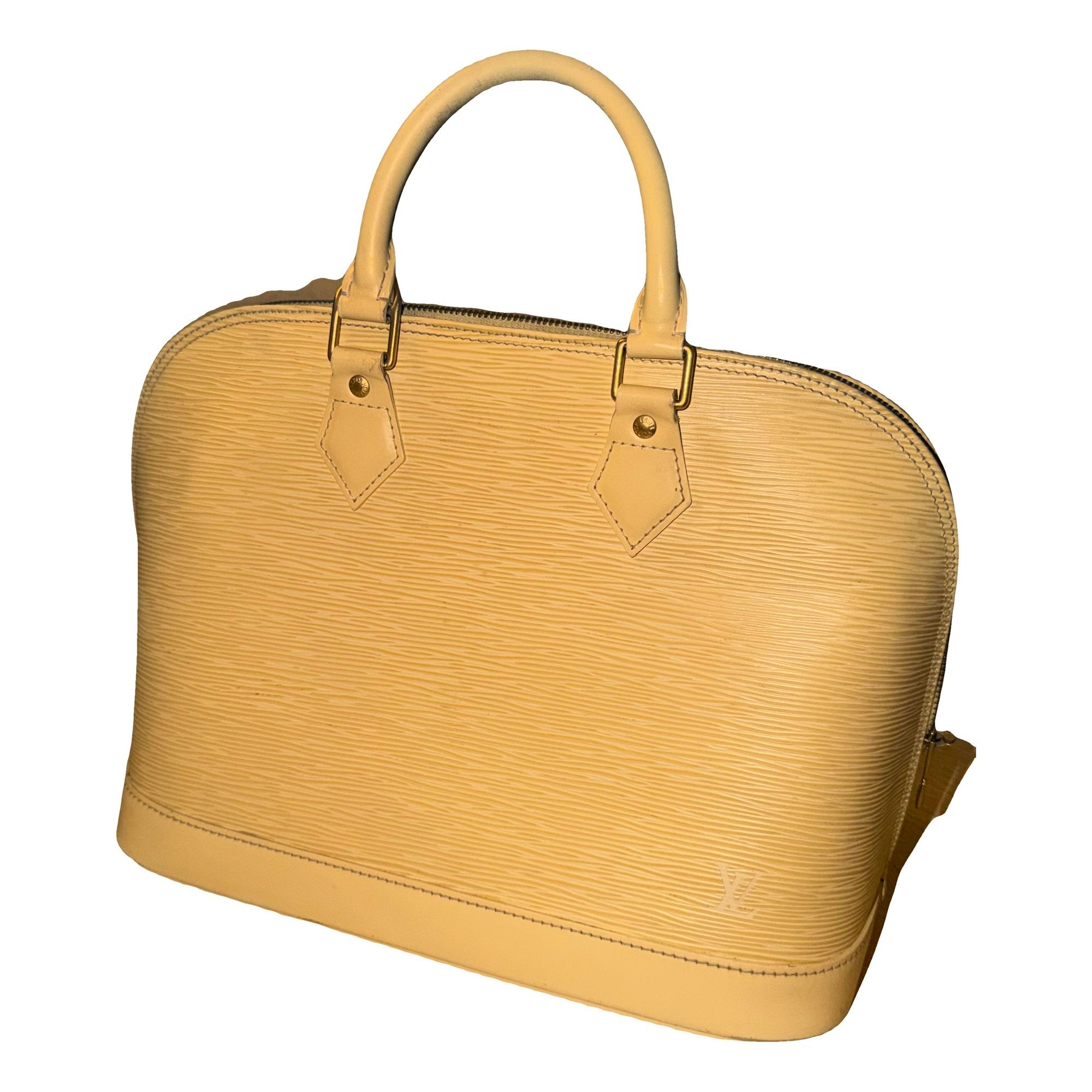 Louis Vuitton Alma leather handbag