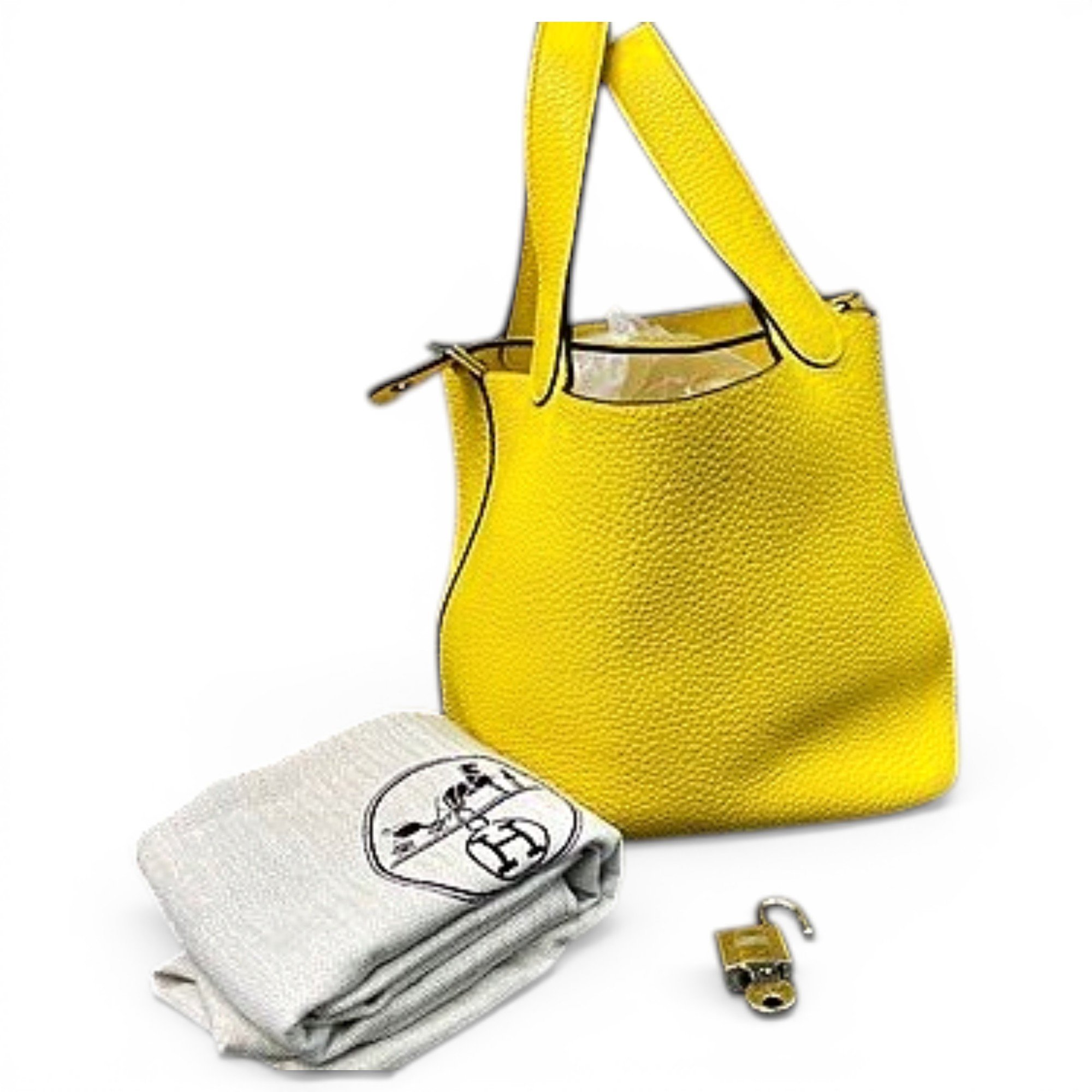Hermes Picotin 18 Handbag Clemence Leather