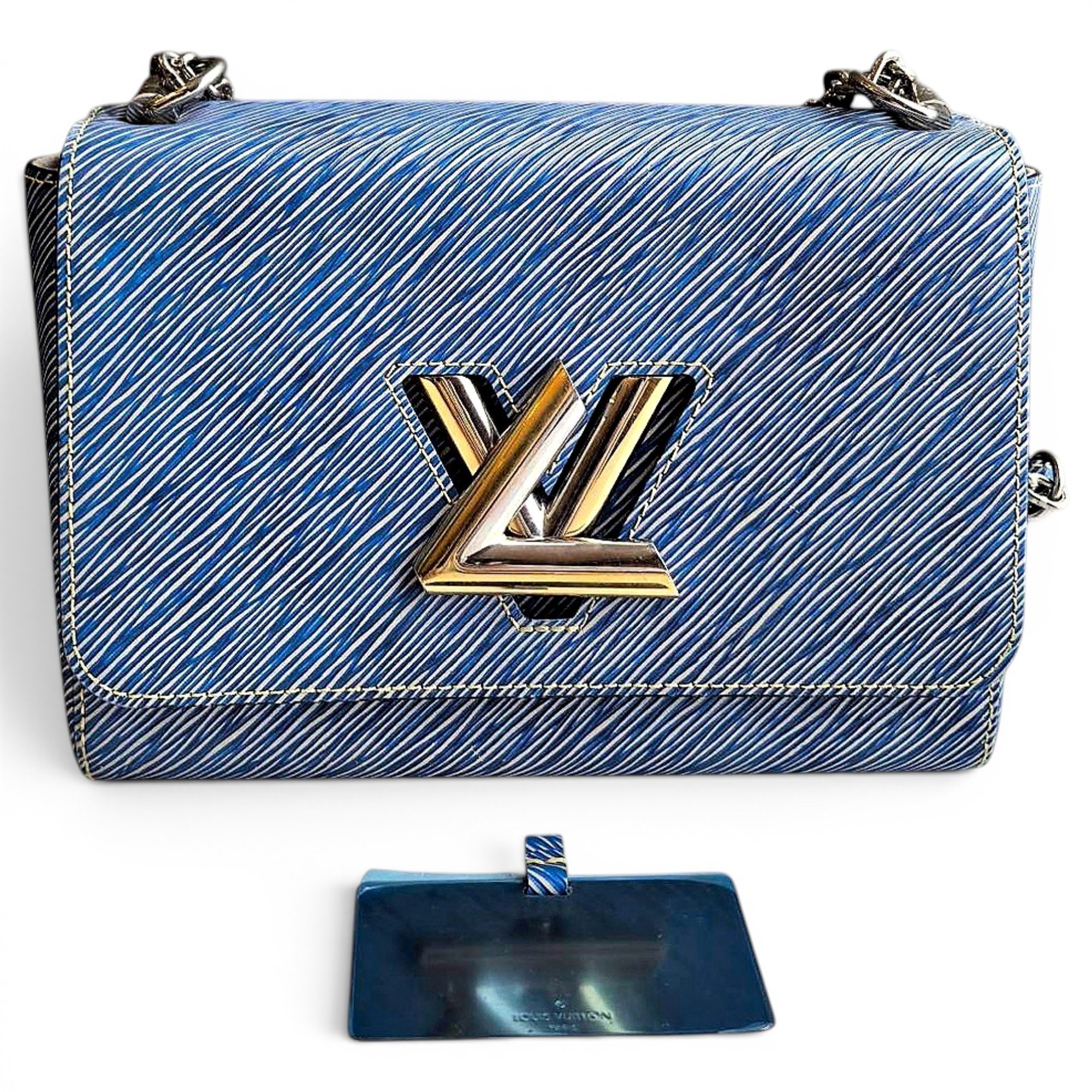 Twist leather crossbody bag