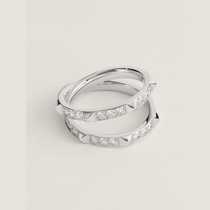썽 꼴로리 Hermès Clou d'H 링, 라지 모델