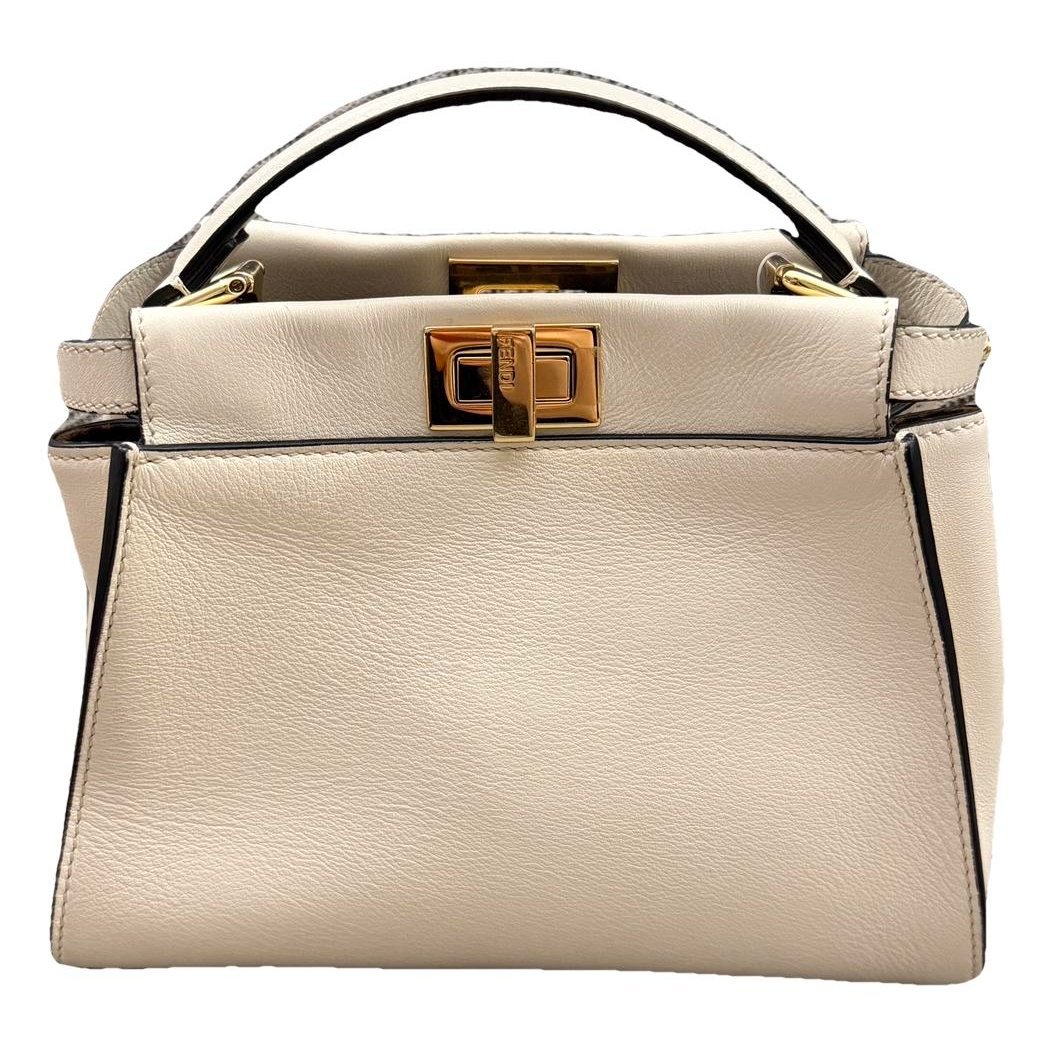Peekaboo leather handbag