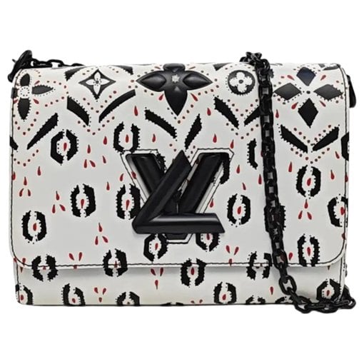 Twist leather crossbody bag