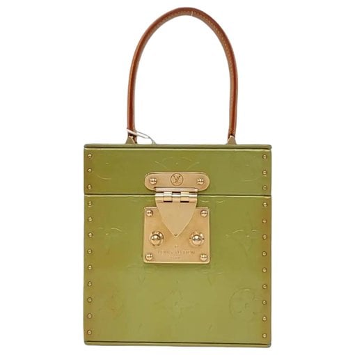 Patent leather handbag