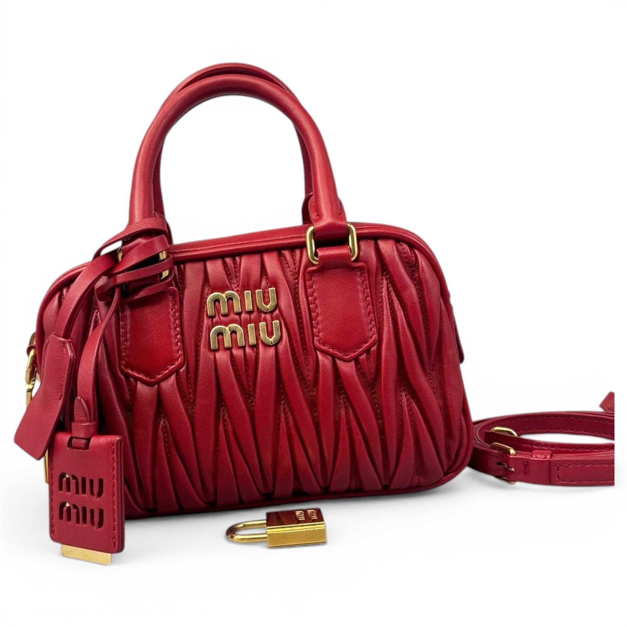 Arcadie leather handbag