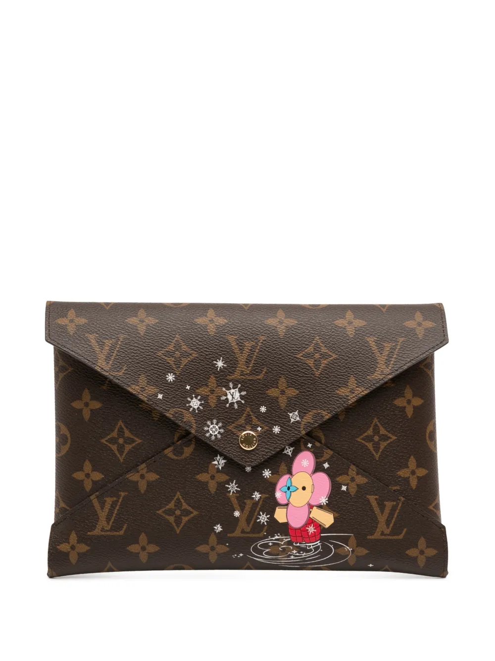 2021-2026 Monogram Christmas Animation Vivienne Kirigami Pochette Set clutch bag