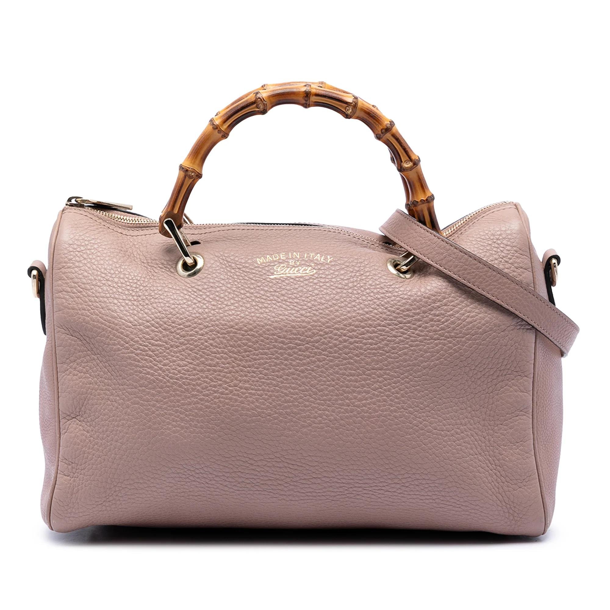 Bamboo pony-style calfskin bag