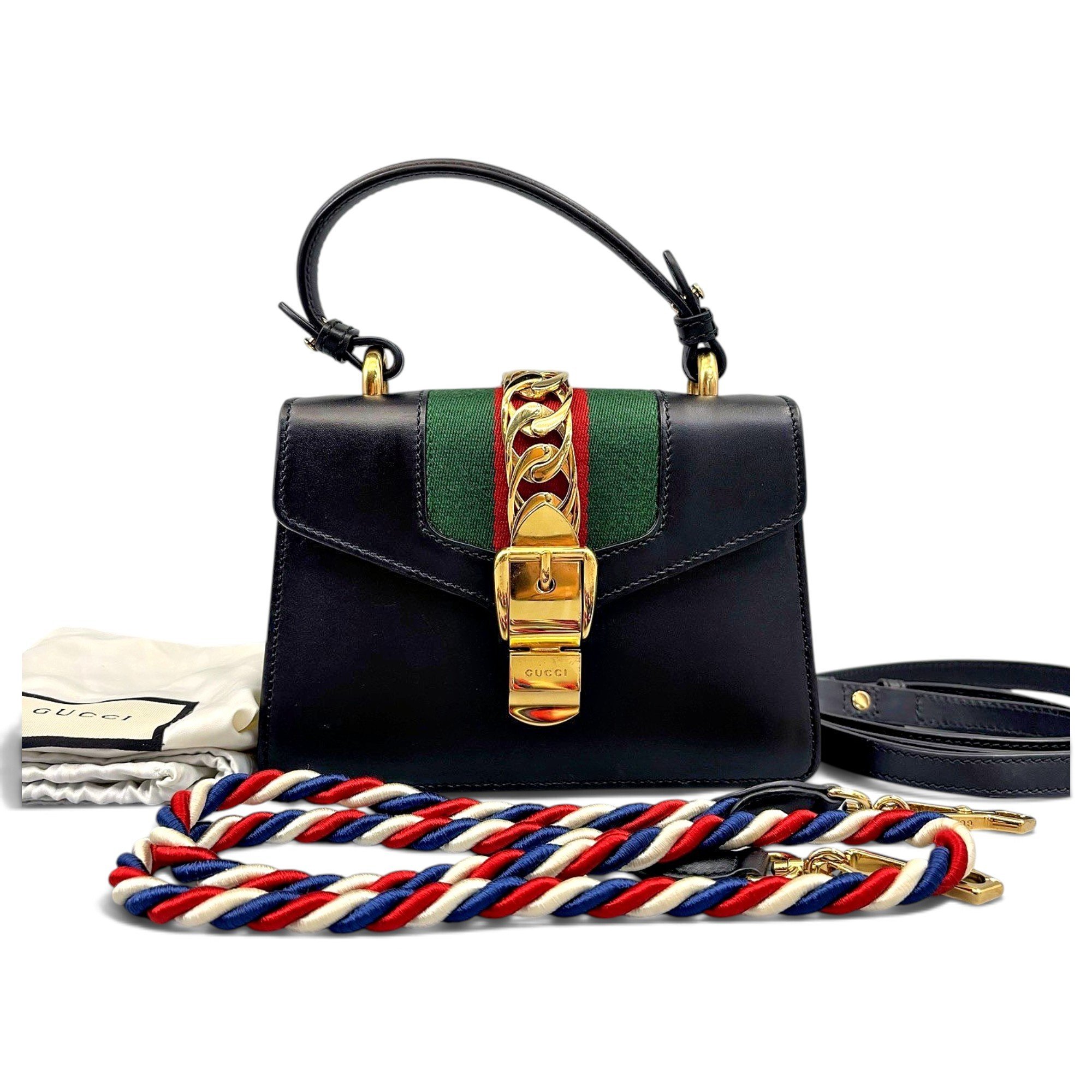 Sylvie Top Handle leather handbag
