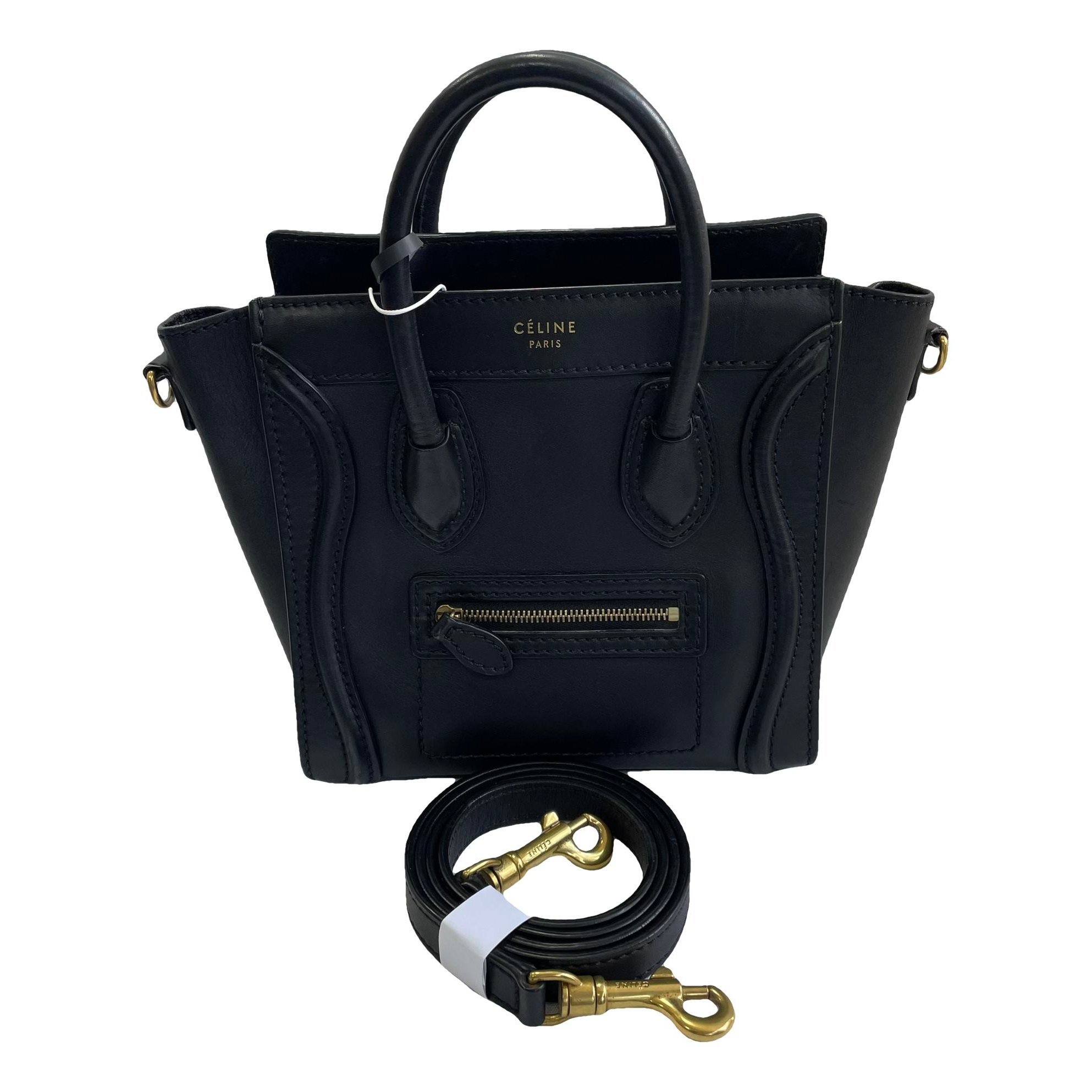 Nano Luggage leather handbag