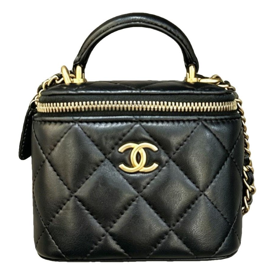 Trendy CC Vanity leather handbag