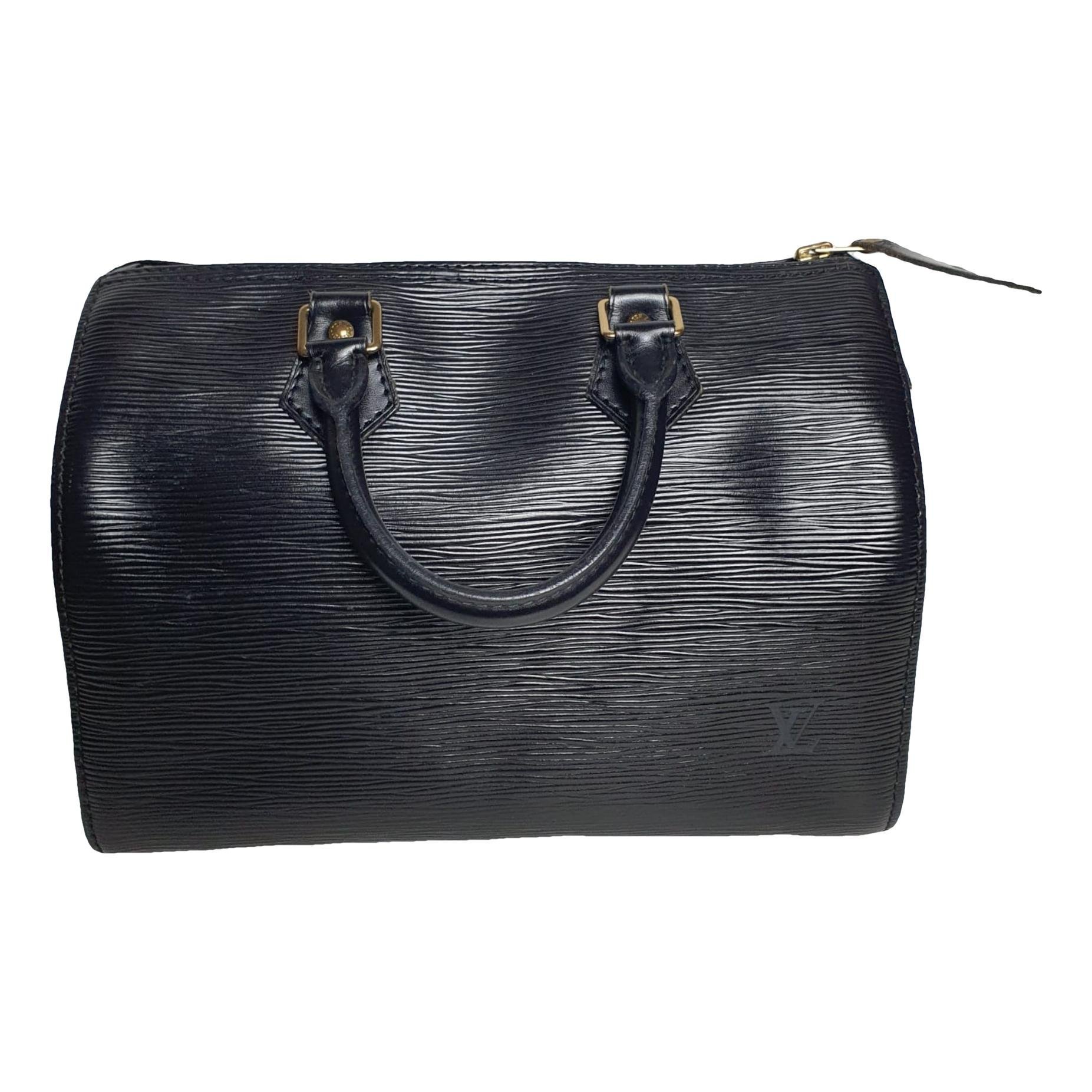 Speedy leather handbag