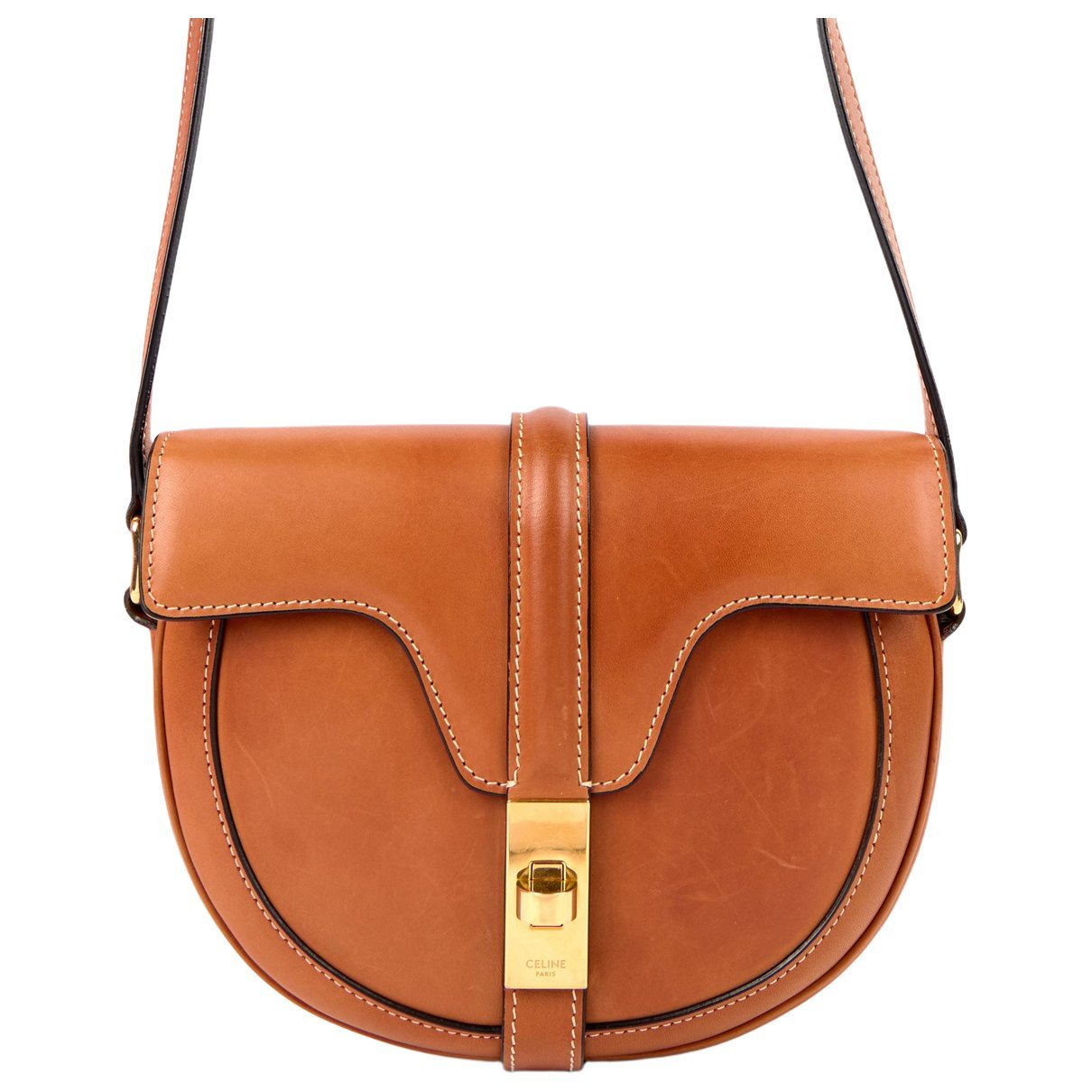 SAC 16 BESACE leather crossbody bag