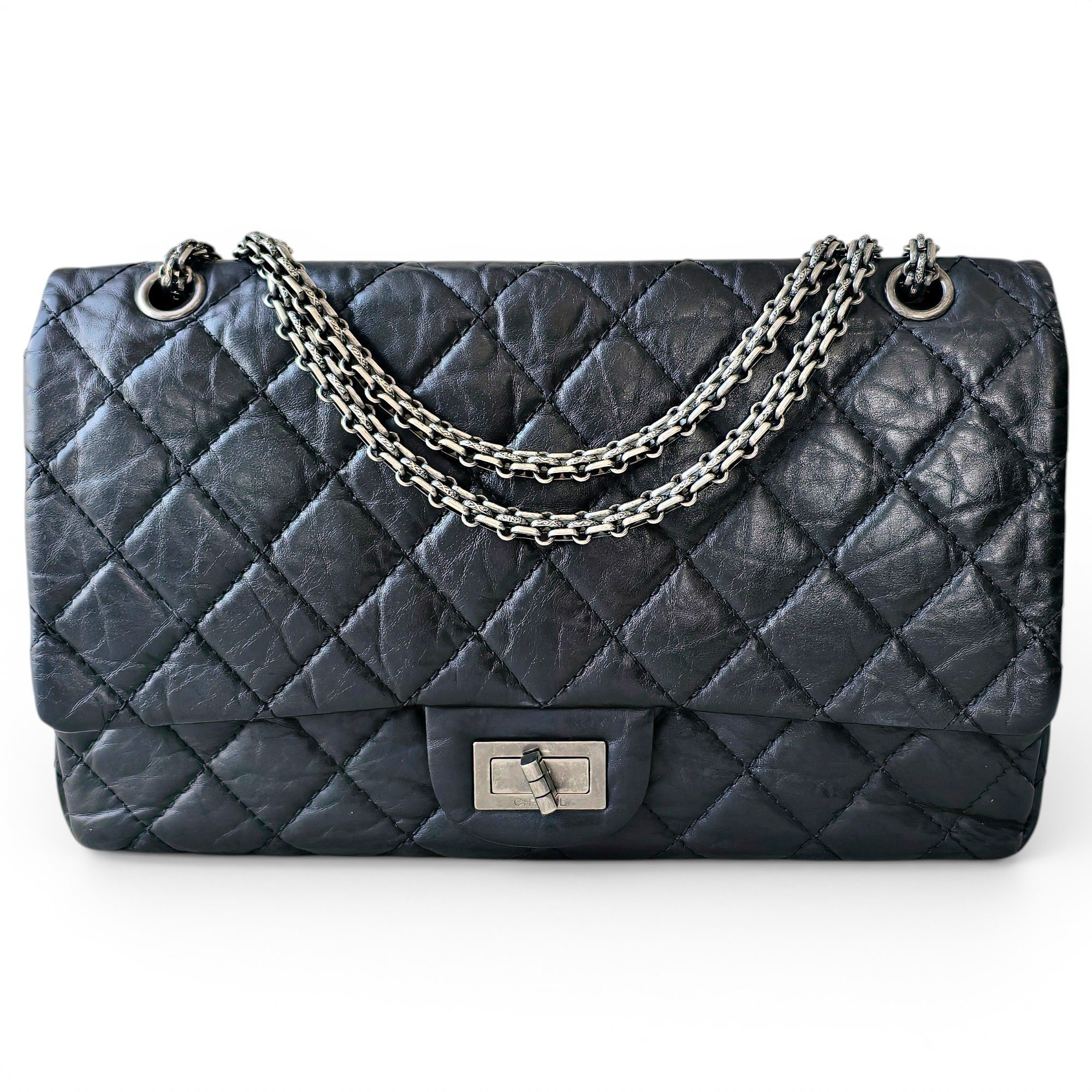 2.55 leather handbag