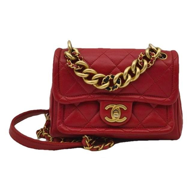 Leather handbag