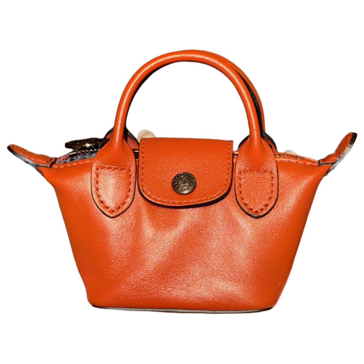 Pliage leather mini bag