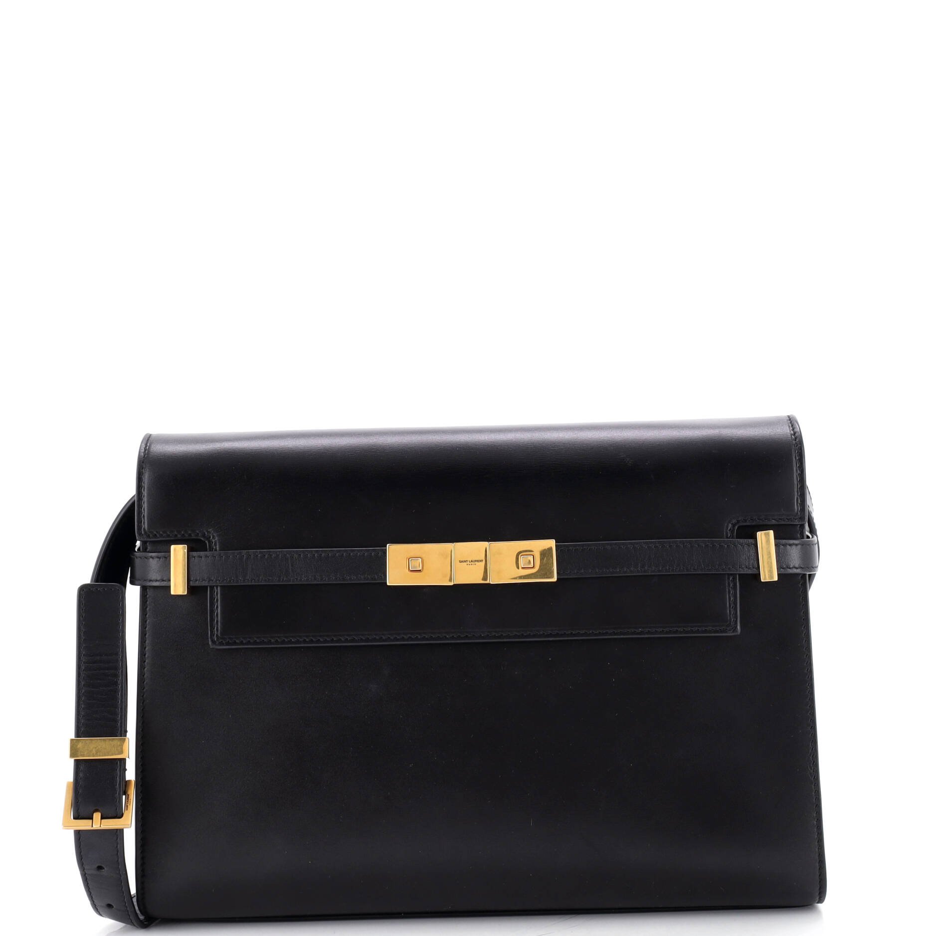 Saint Laurent Manhattan Shoulder Bag Leather Medium