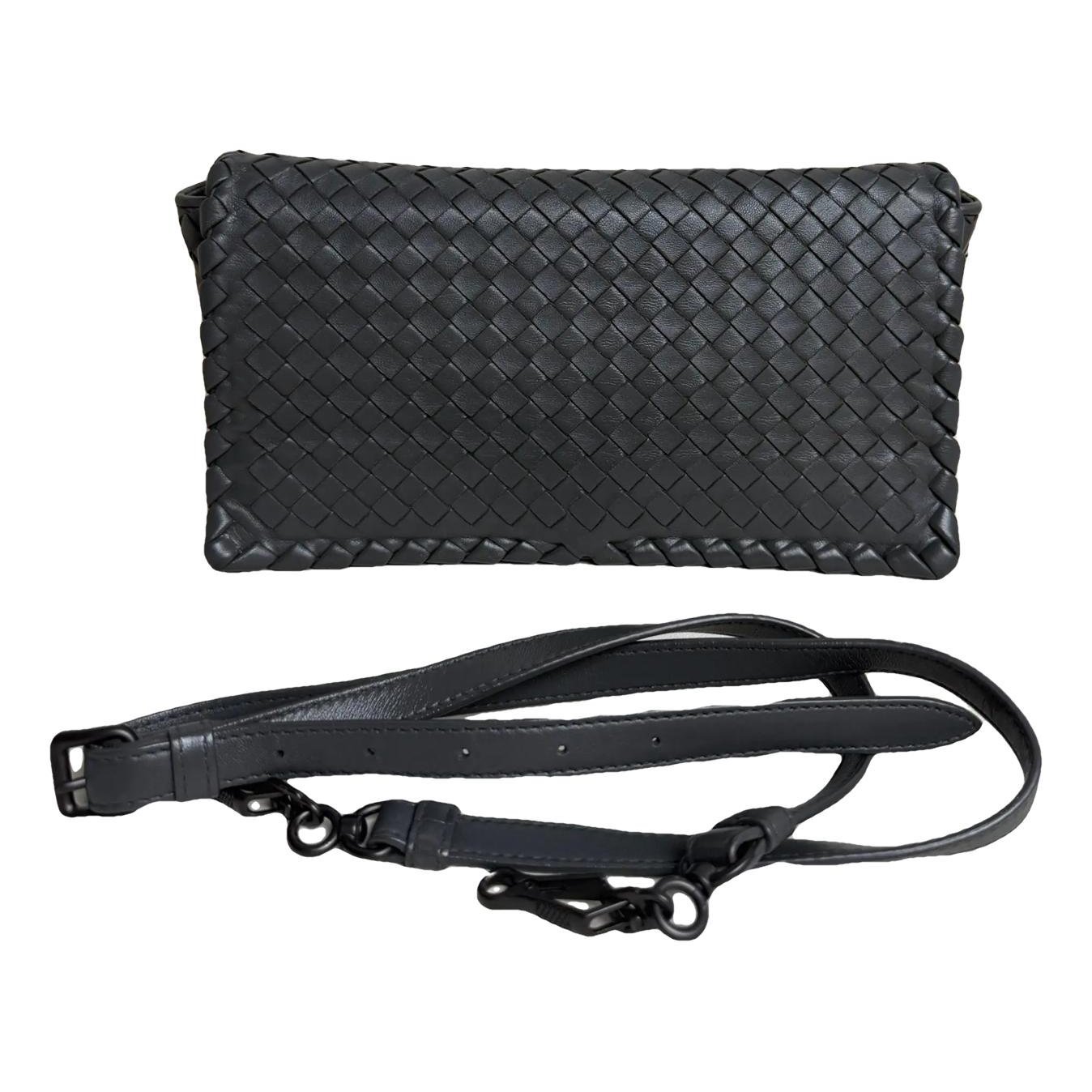 Window leather crossbody bag