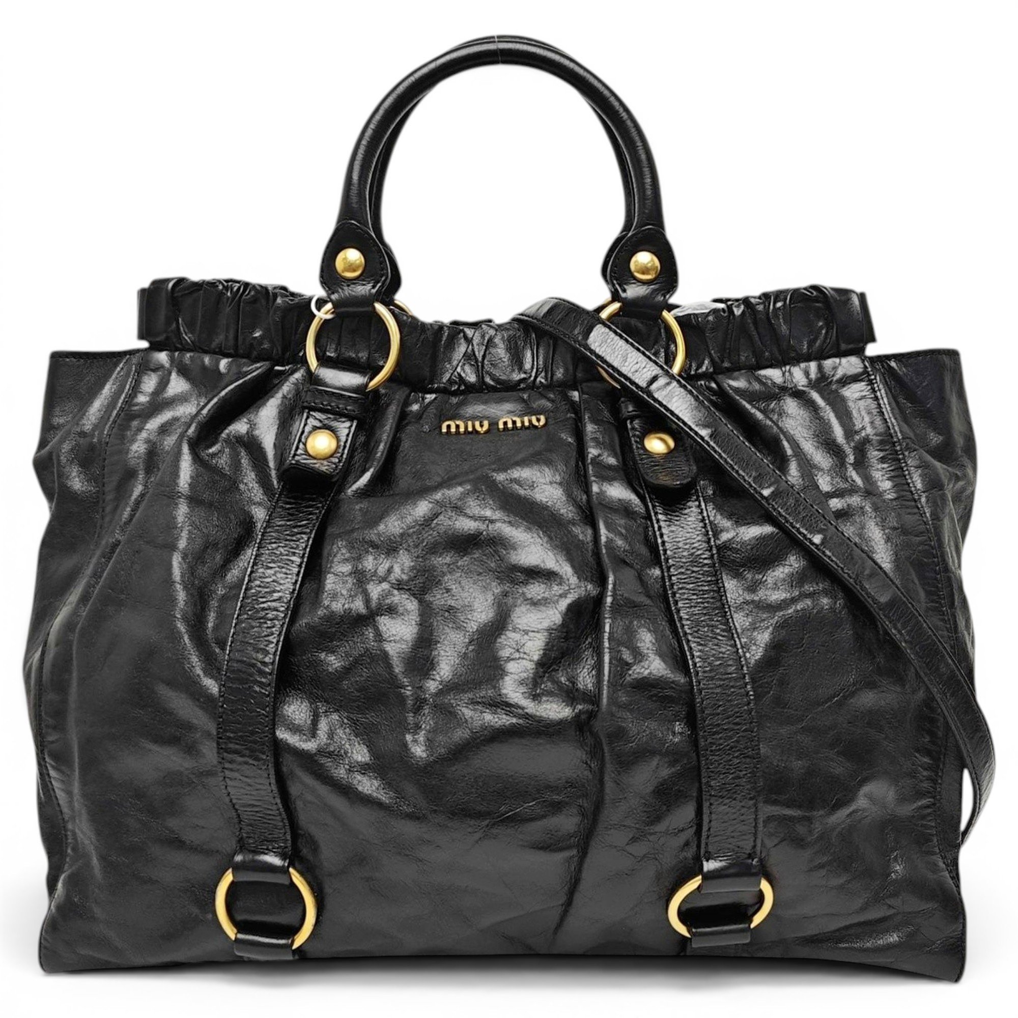 Leather handbag