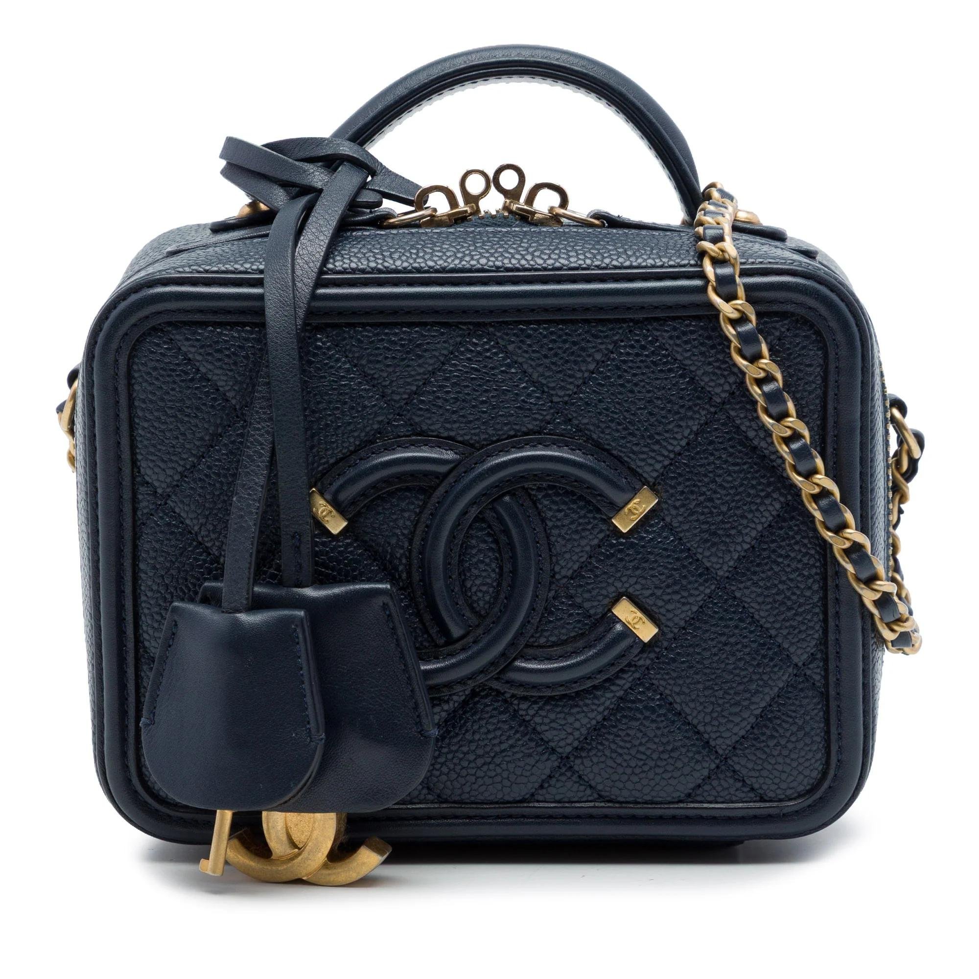CC Filigree leather handbag