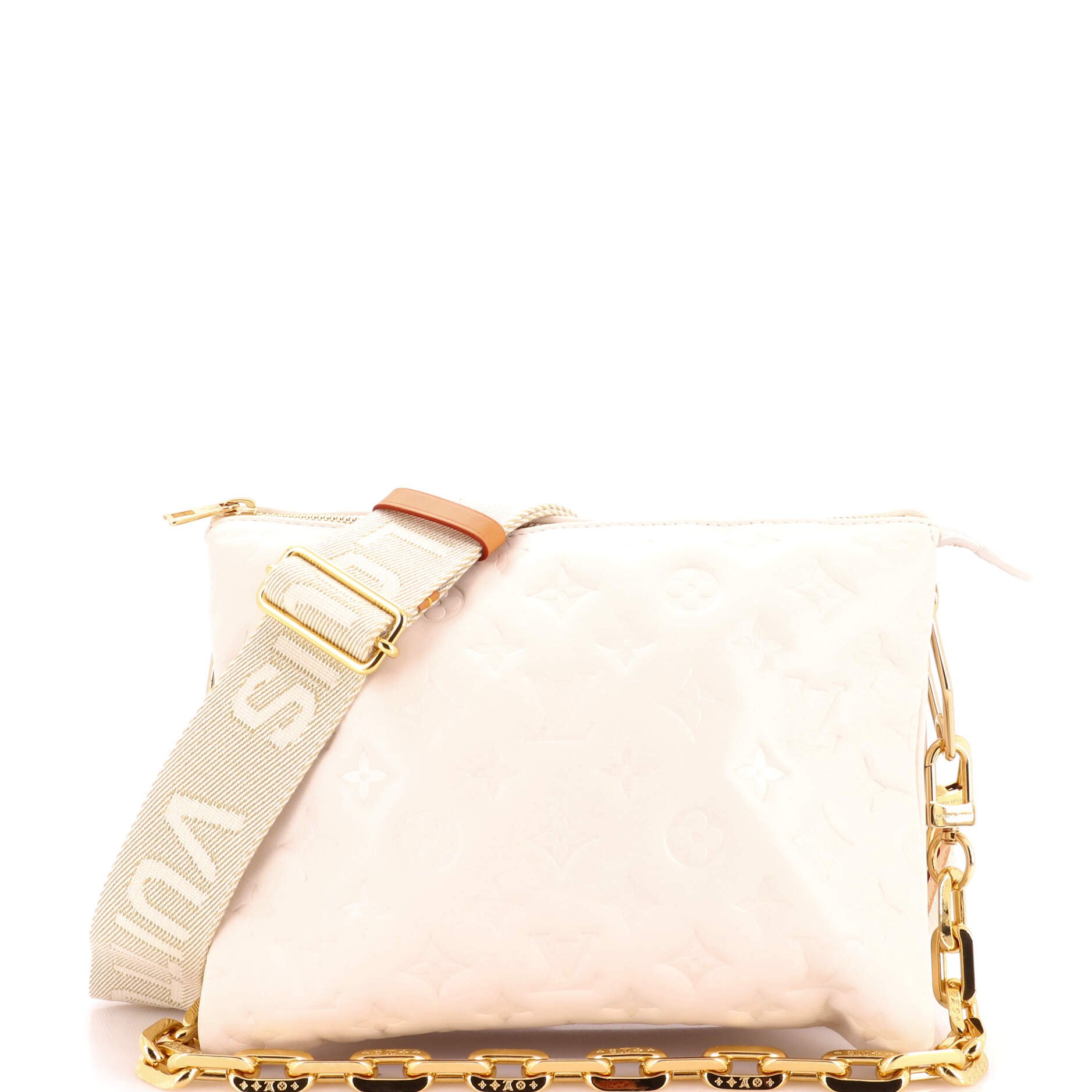 Coussin Bag Monogram Embossed Lambskin PM