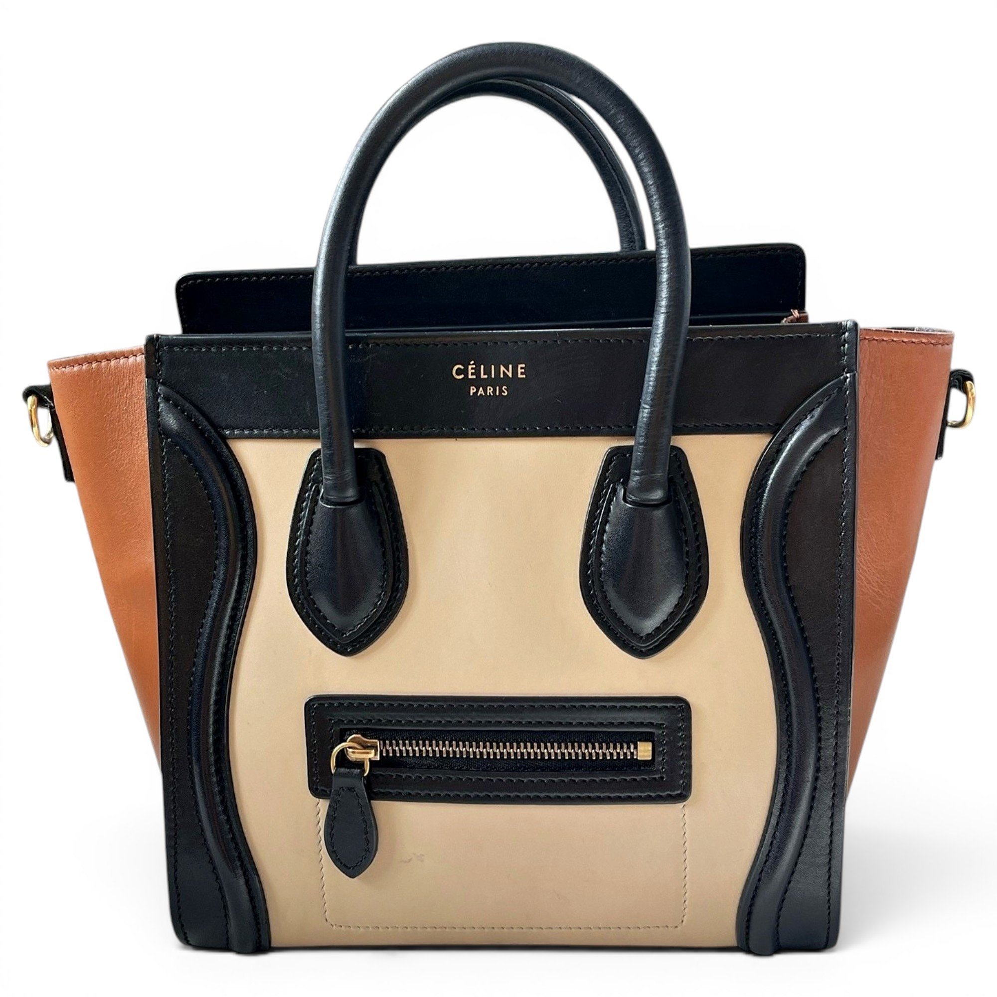 Luggage leather handbag