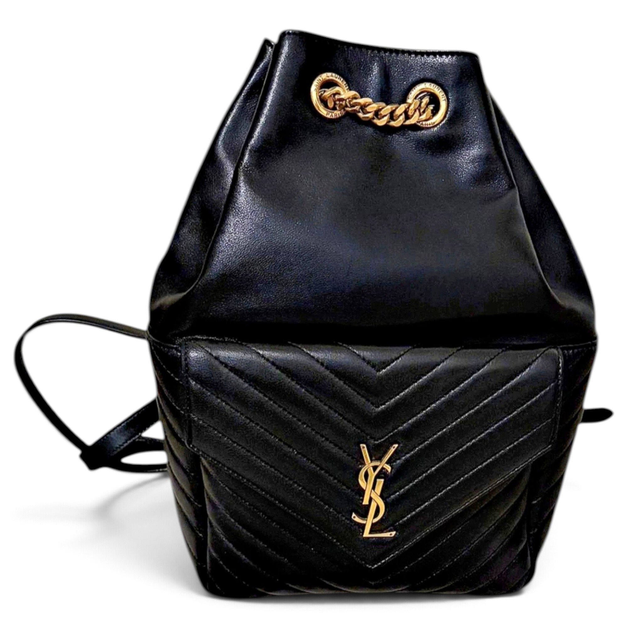 Leather backpack