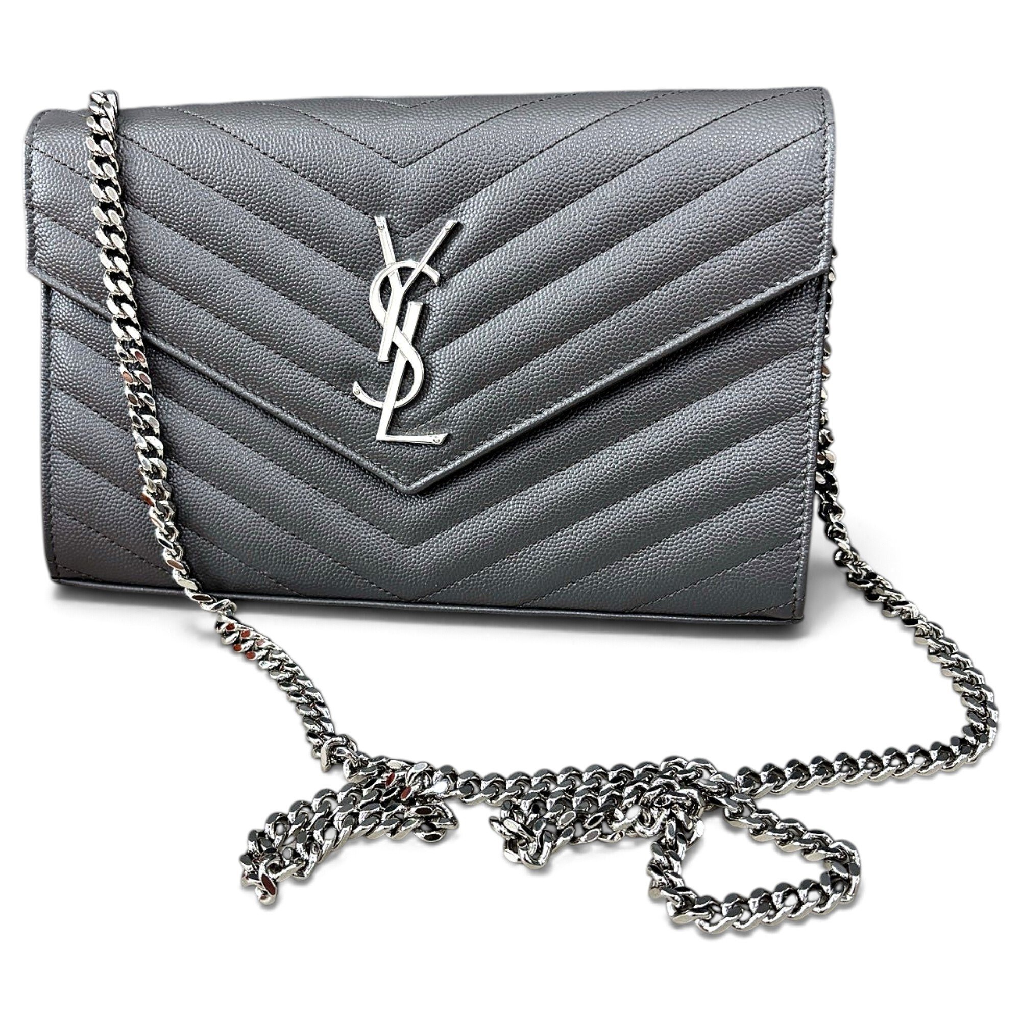 Envelope leather crossbody bag