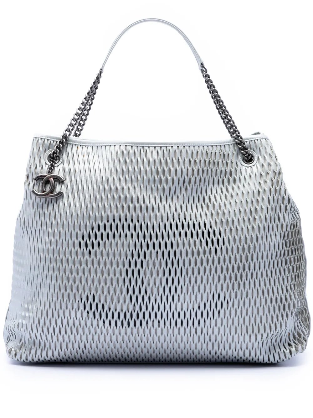 2014-2015 CC Perforated Leather tote bag