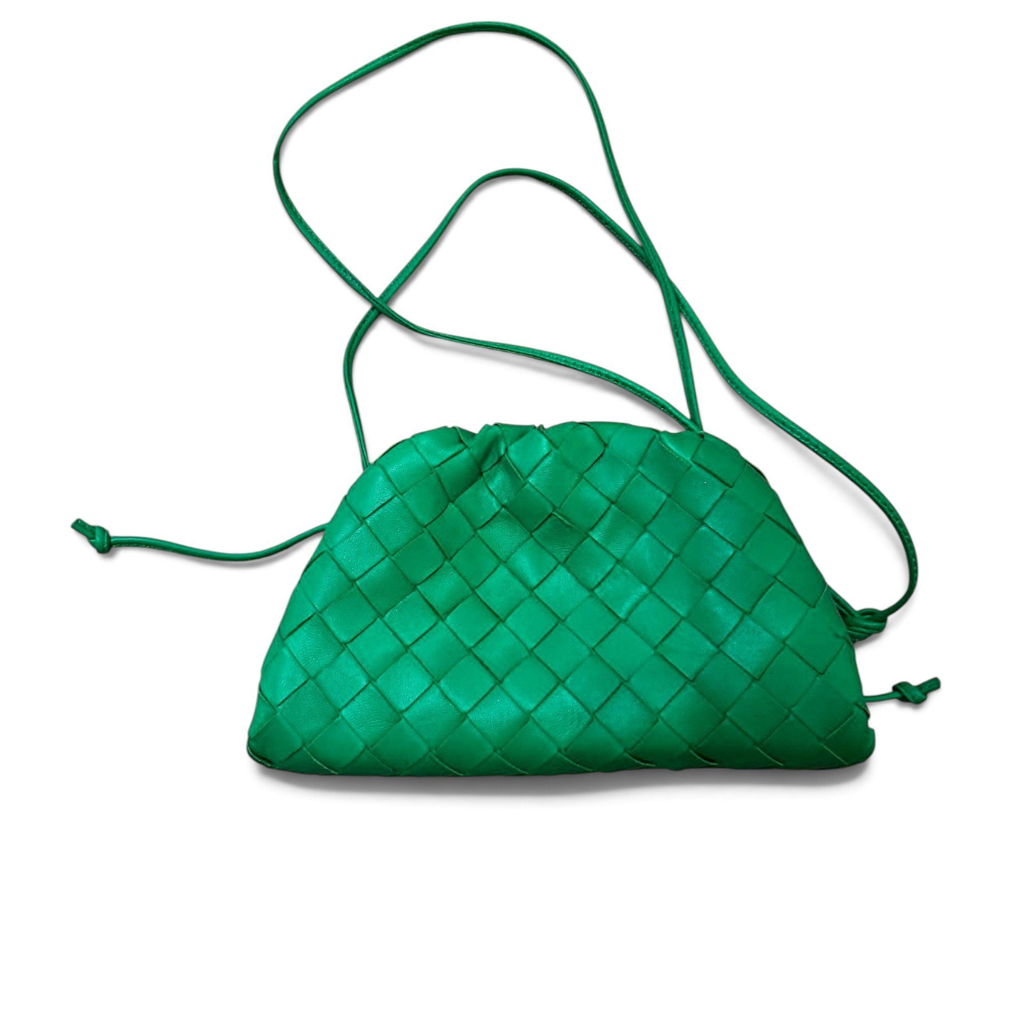 Pouch leather handbag