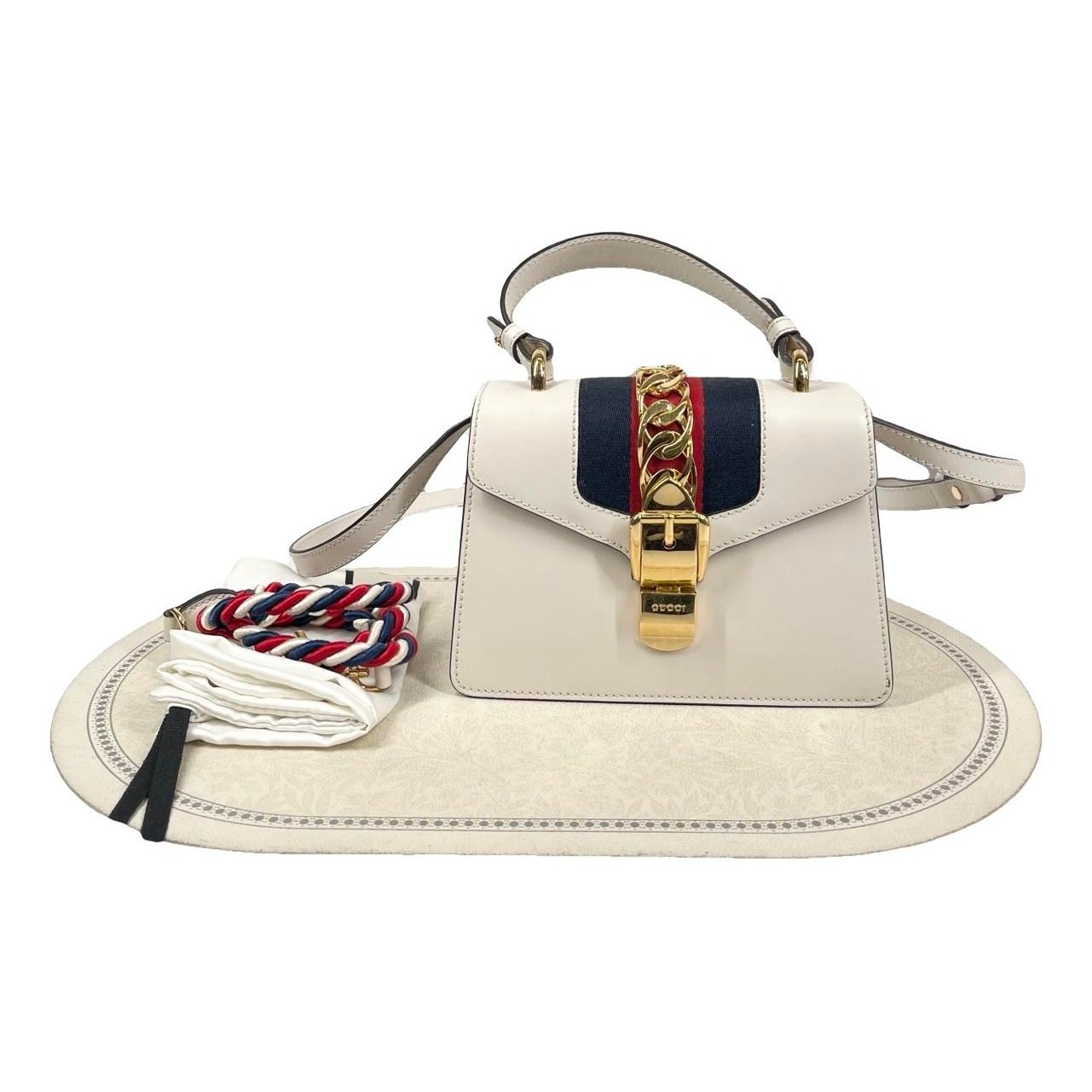 Sylvie Top Handle leather handbag