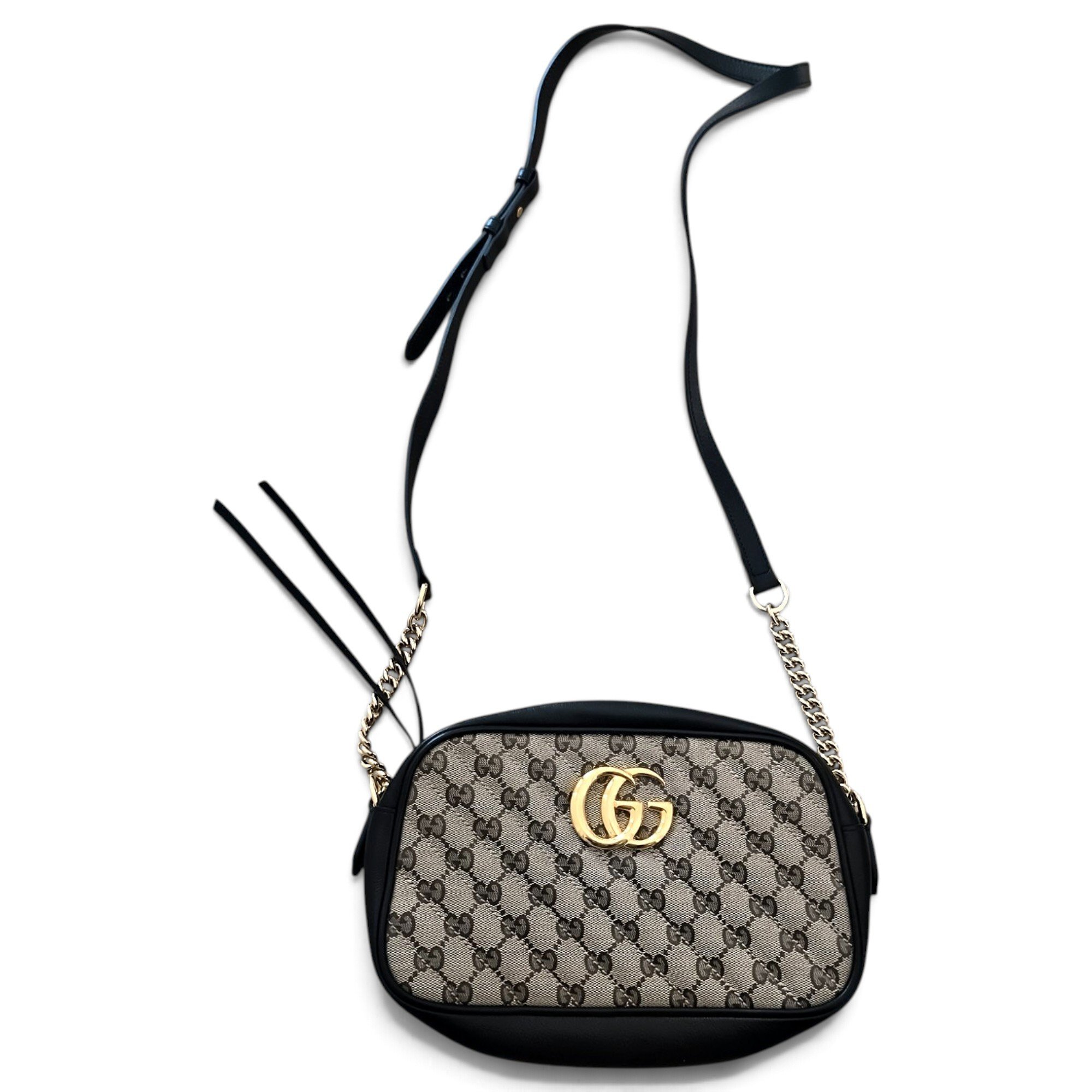 GG Marmont Zip leather crossbody bag