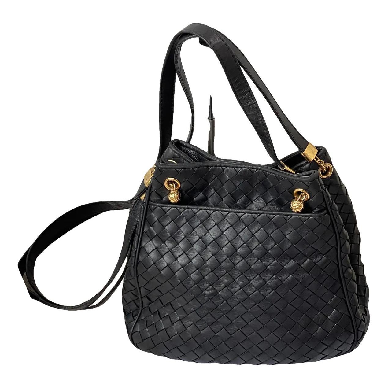 Parachute leather crossbody bag